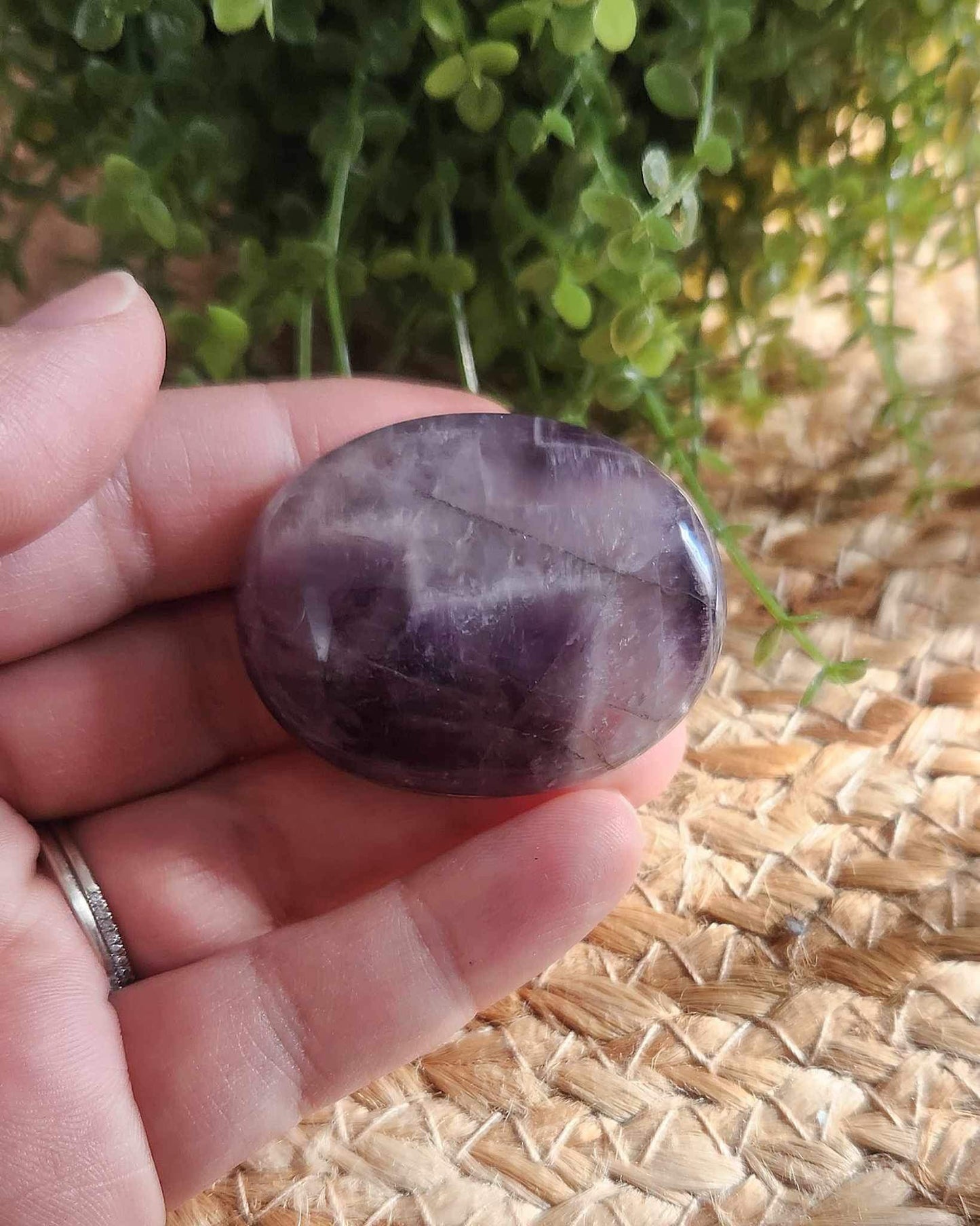 Pierre de paume en Améthyste