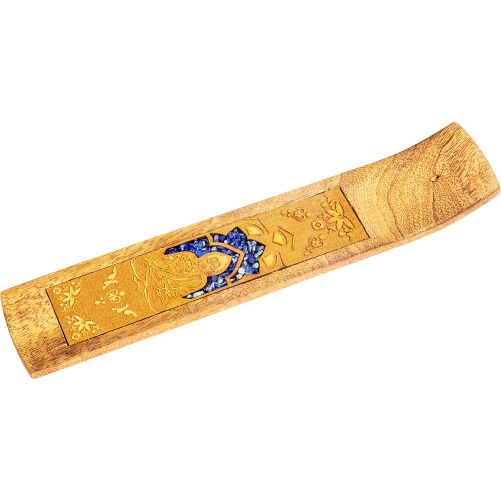 Encensoir en bois avec Sodalite