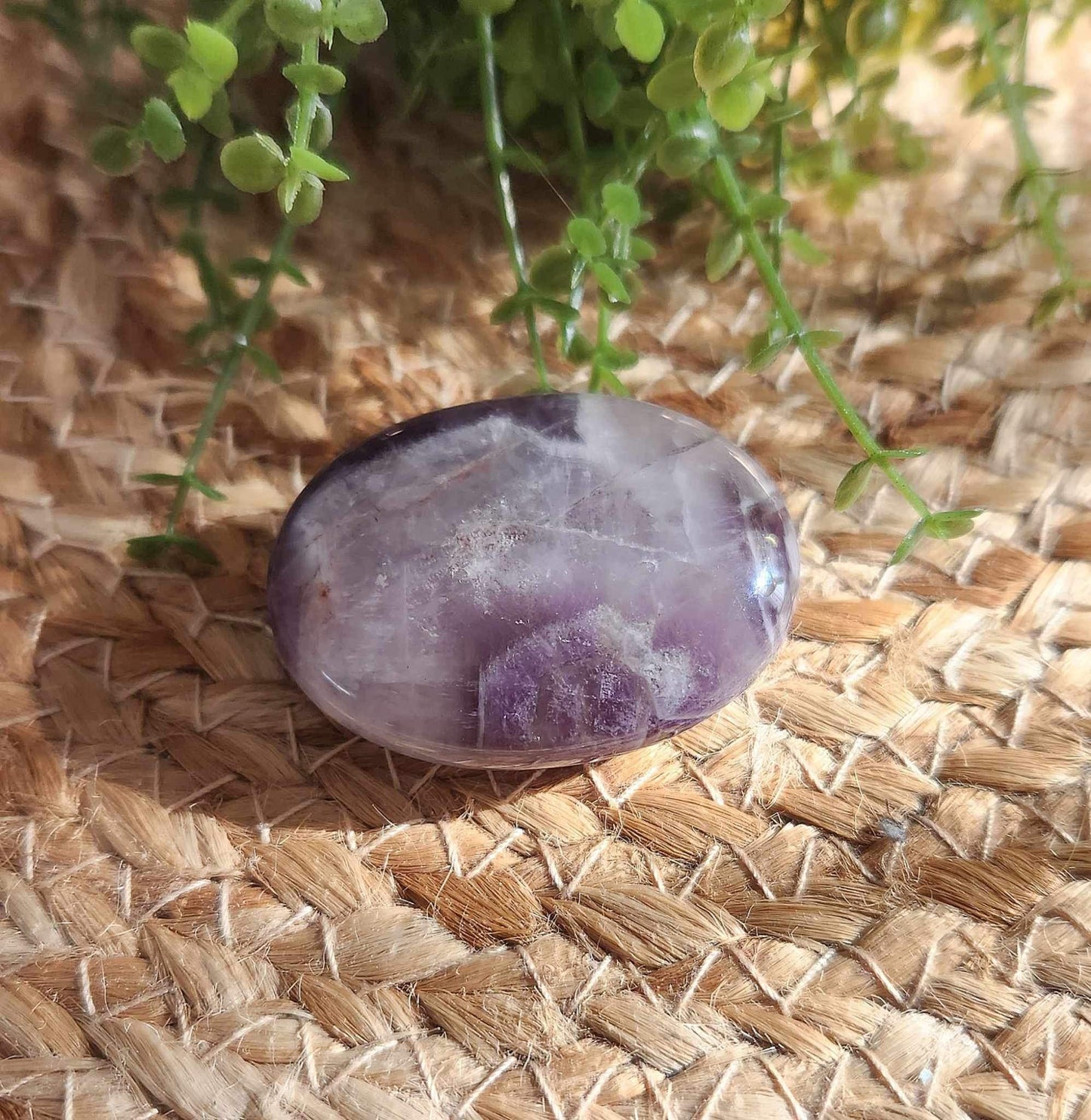 Pierre de paume en Améthyste