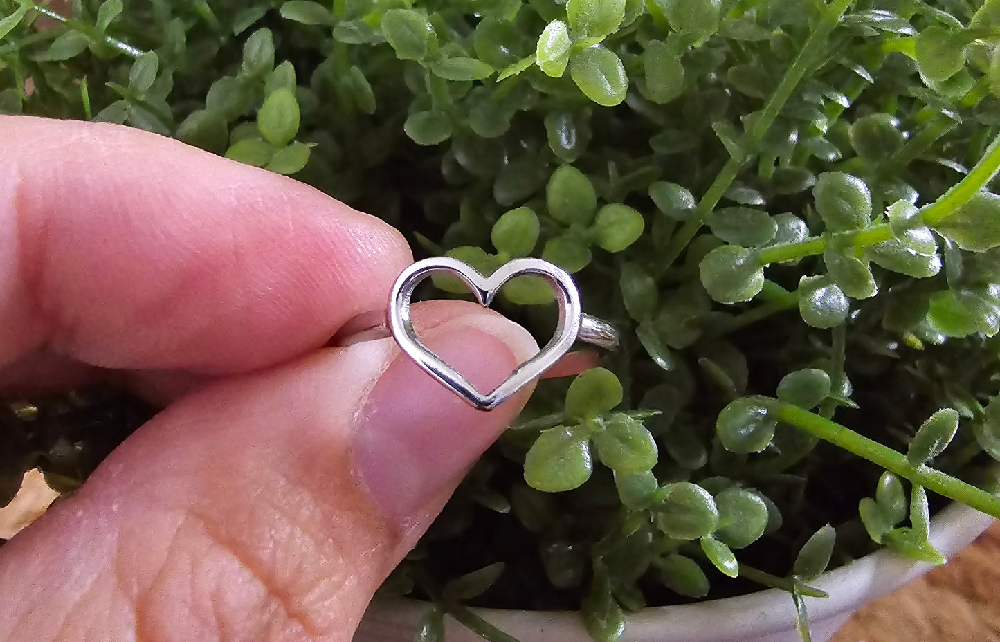 Bague Cœur ajustable