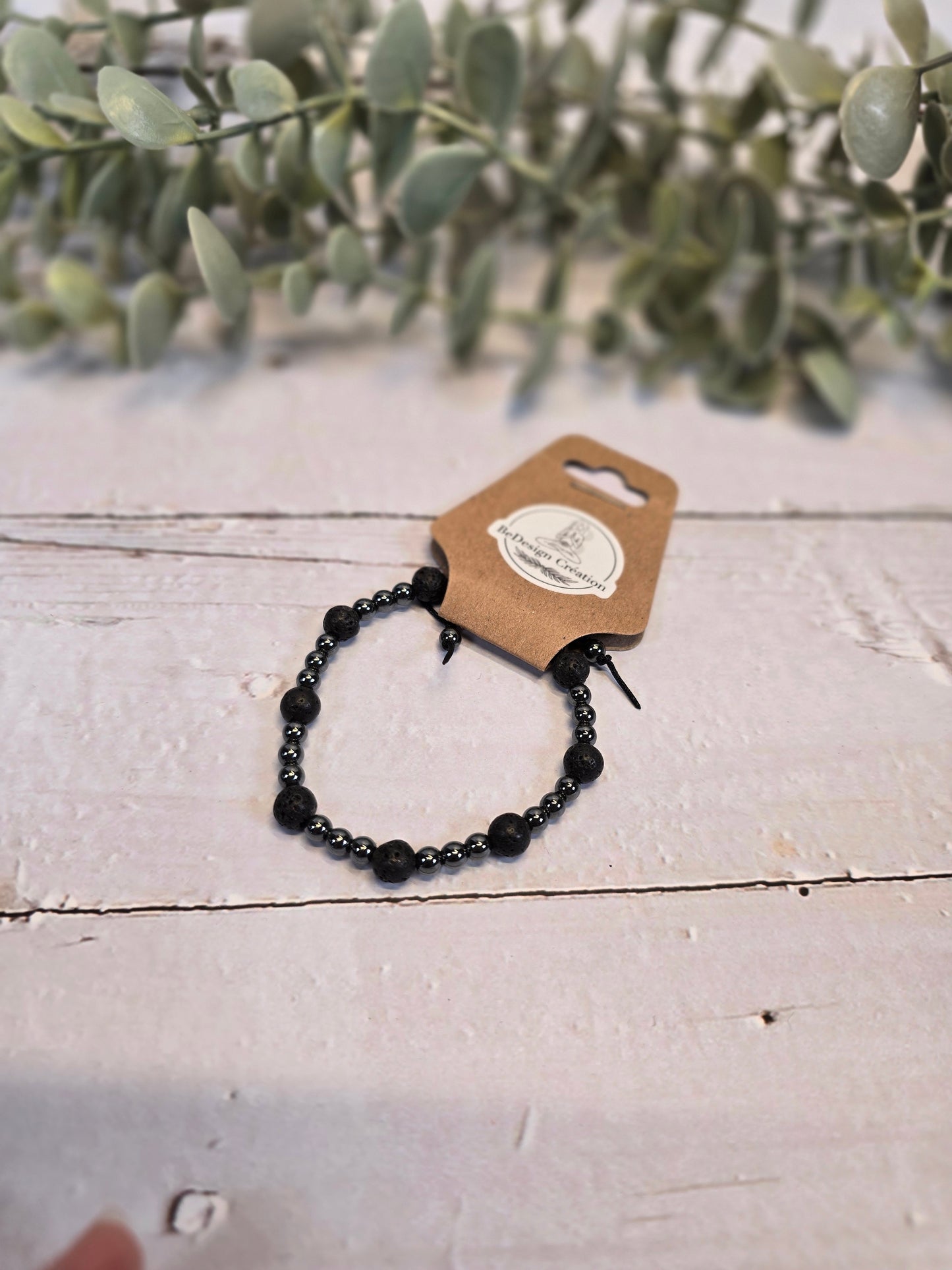 Bracelet avec pierres - création unique