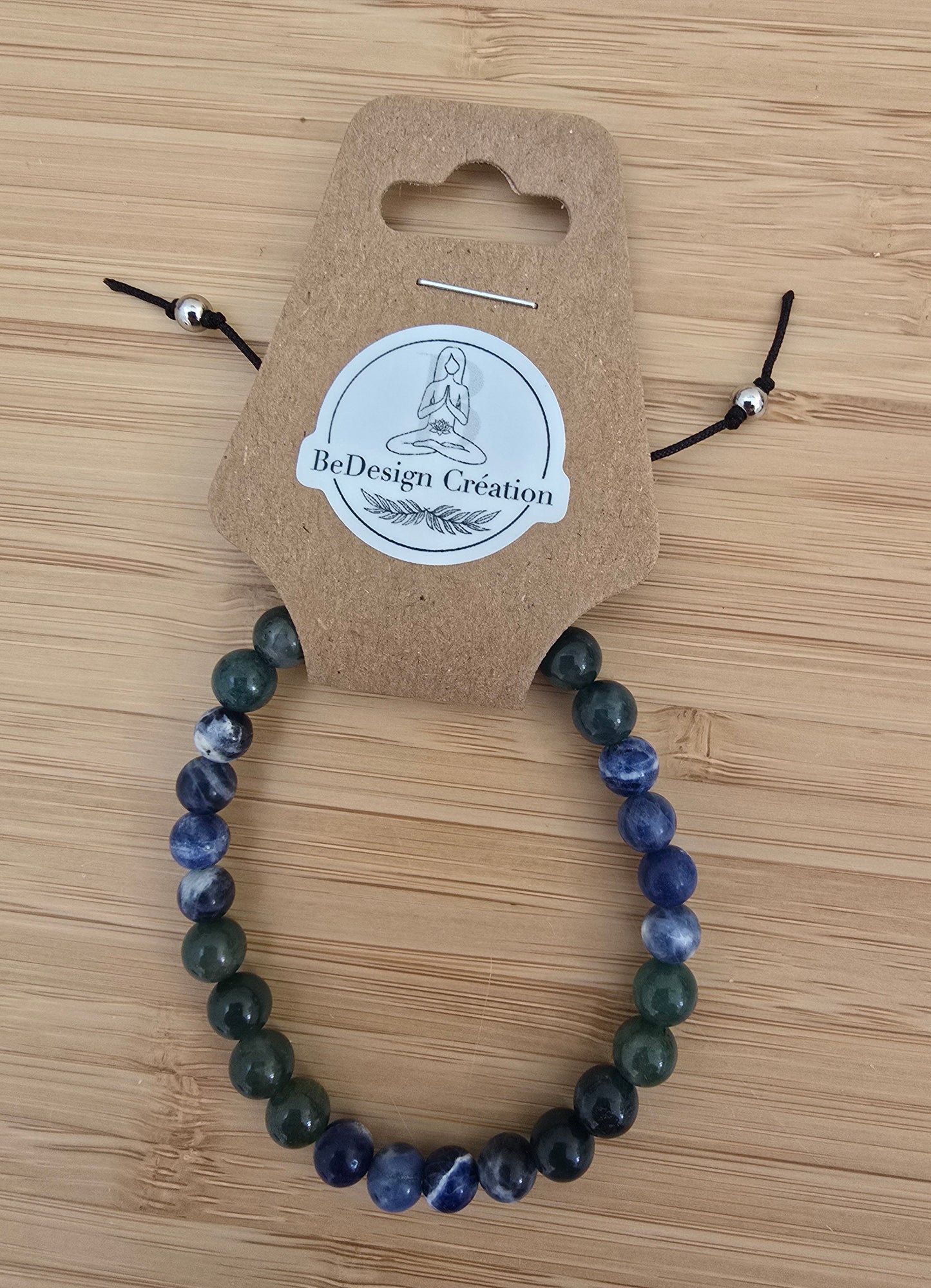 Bracelet avec pierres - création unique
