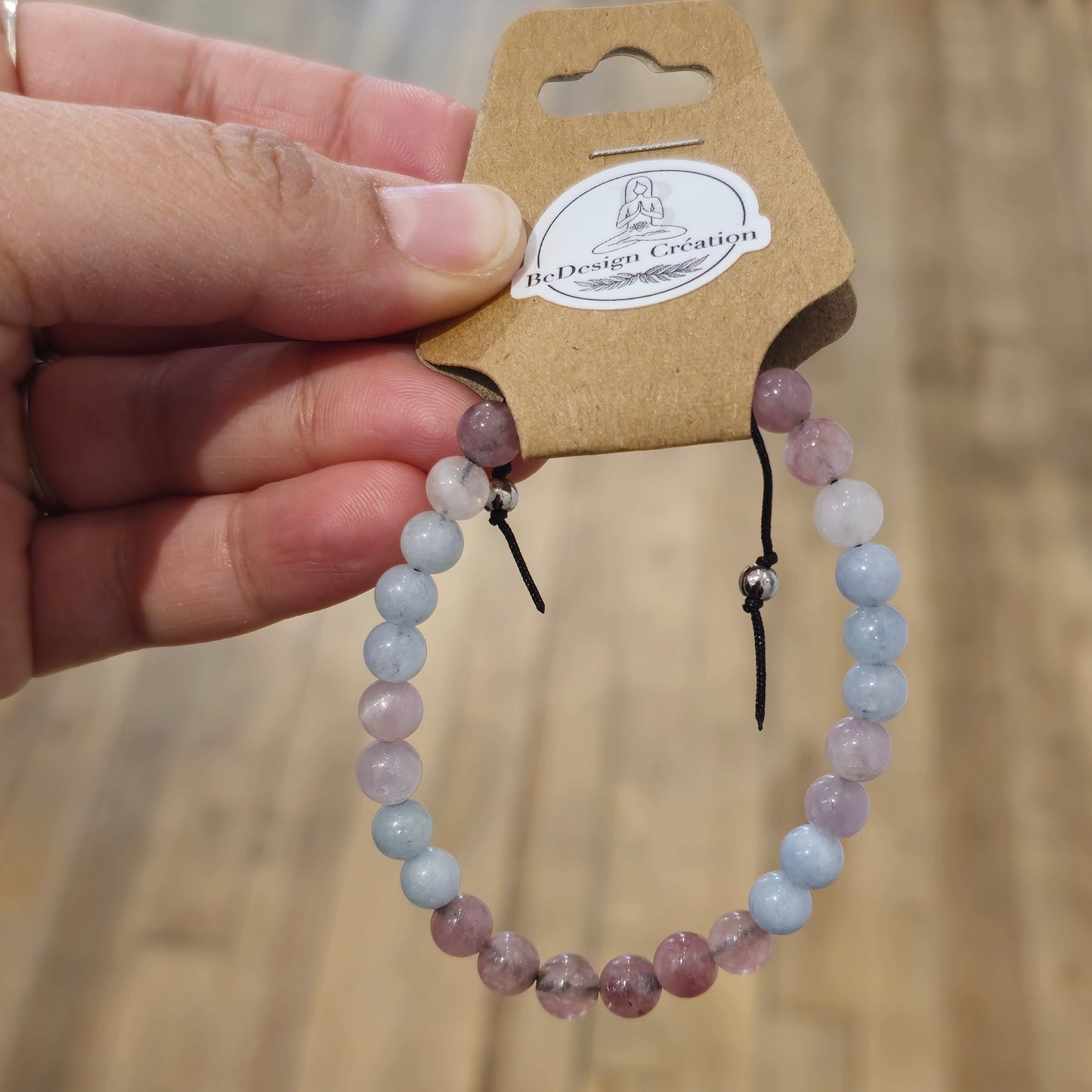 Bracelet avec pierres - création unique