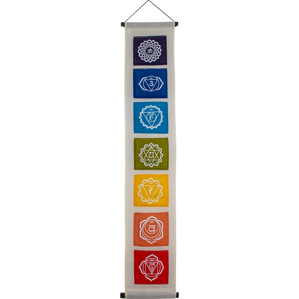 Bannière à pochette chakras