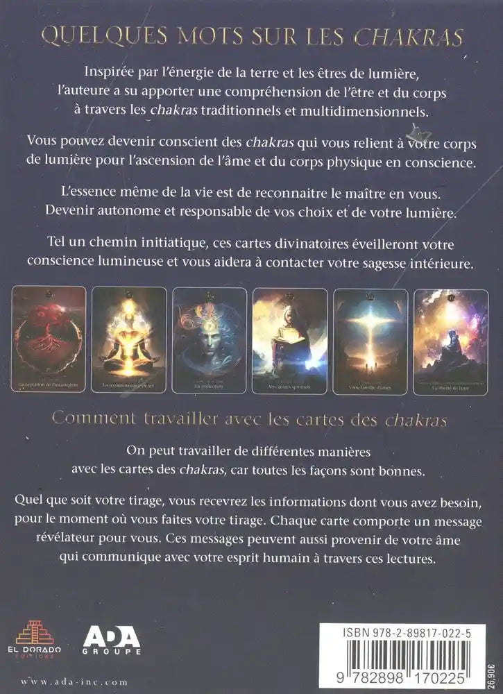 Oracle Les chakras traditionnels et multidimentionnels