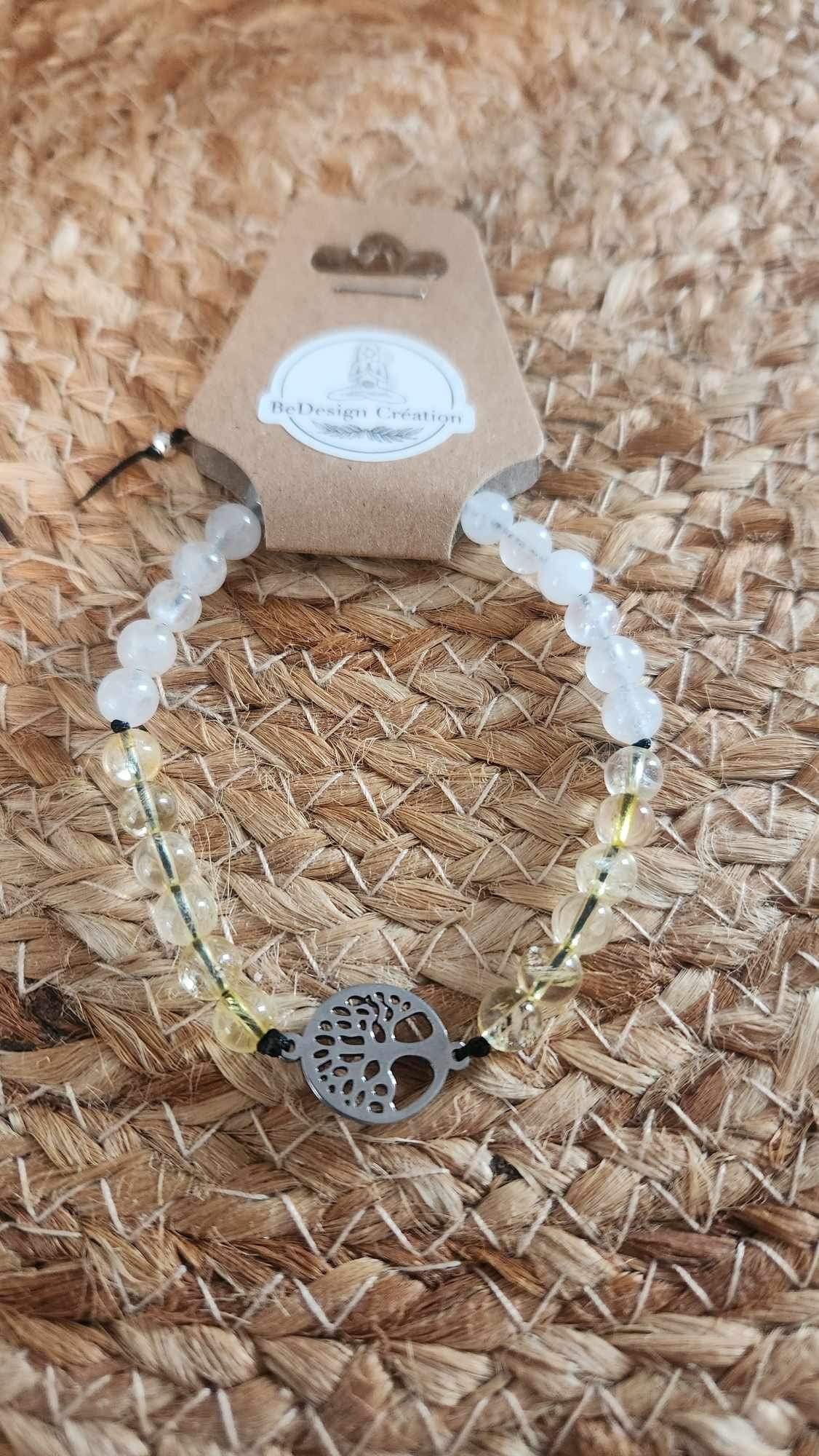 Bracelet avec pierres - création unique