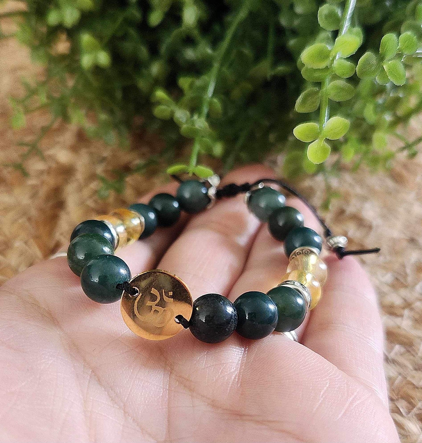 Bracelet avec pierres - création unique