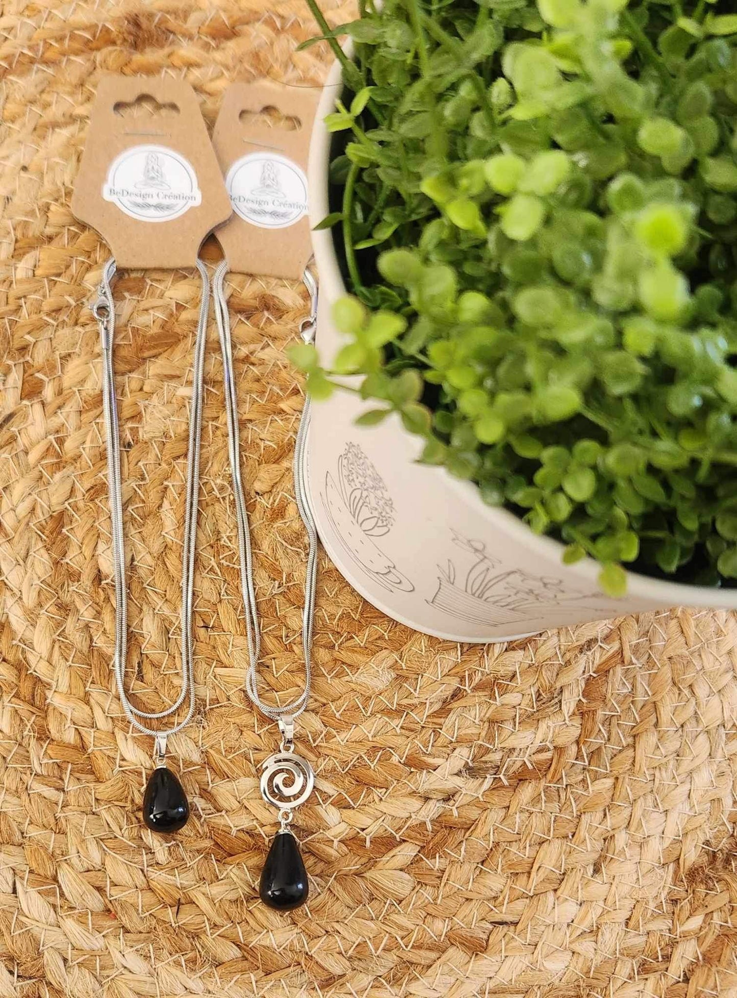 Collier Obsidienne