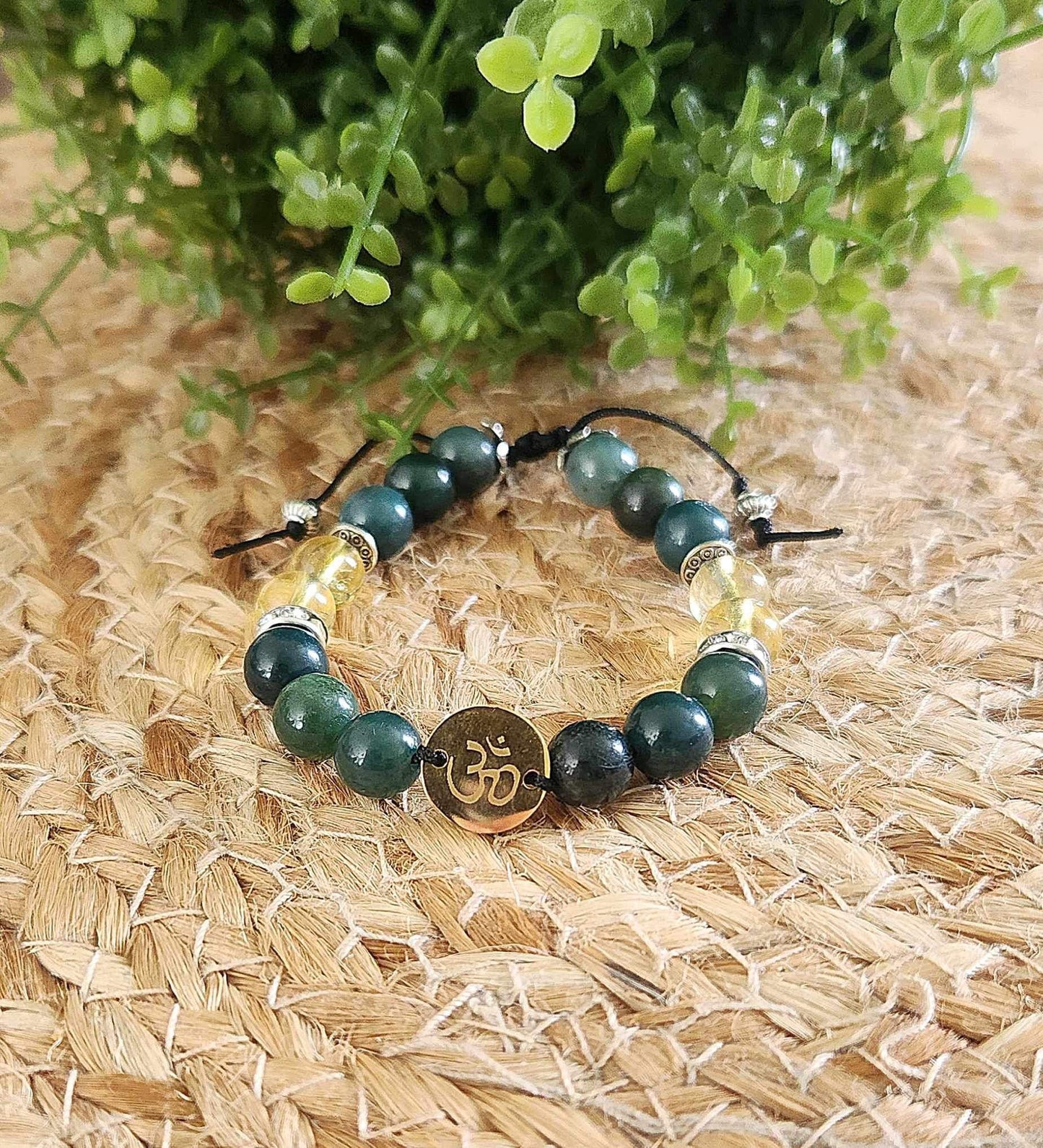 Bracelet avec pierres - création unique