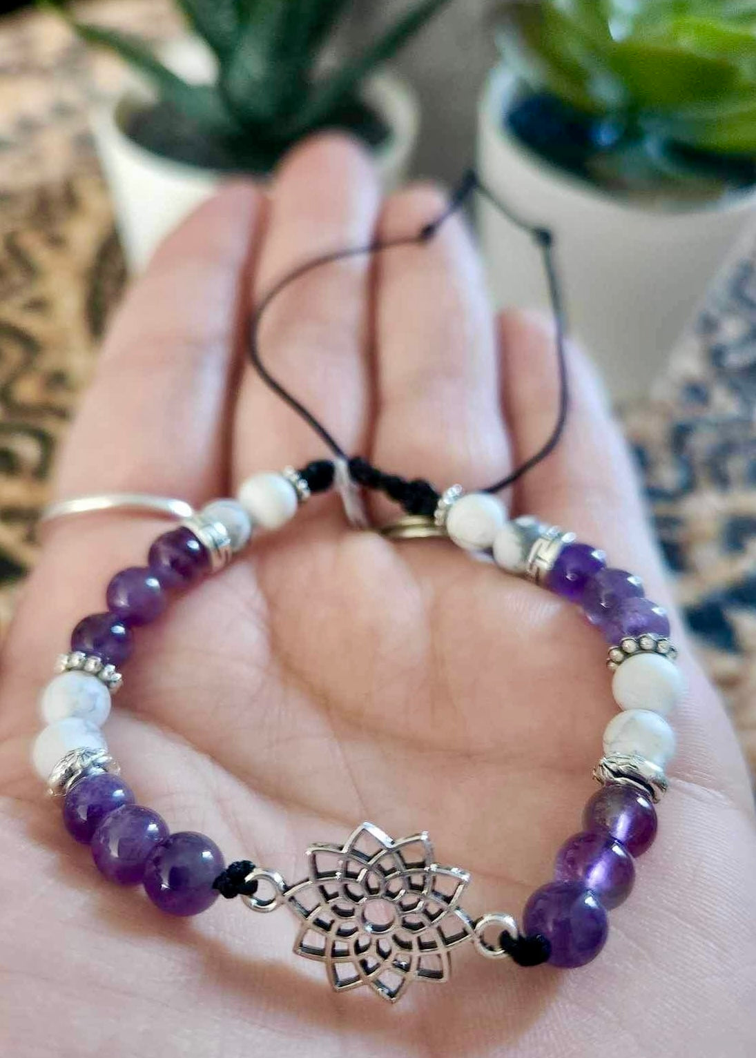 Bracelet avec pierres - création unique