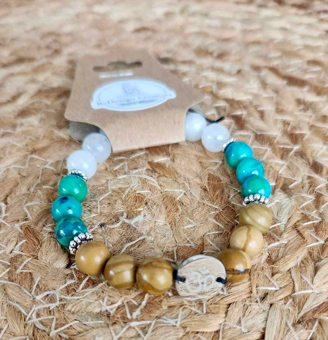 Bracelet avec pierres - création unique