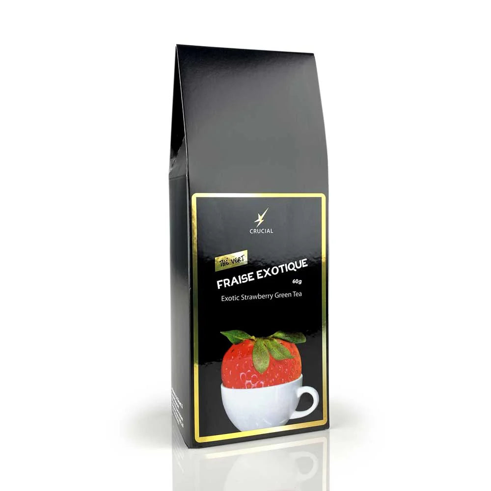 Thé vert Fraise exotique 60g