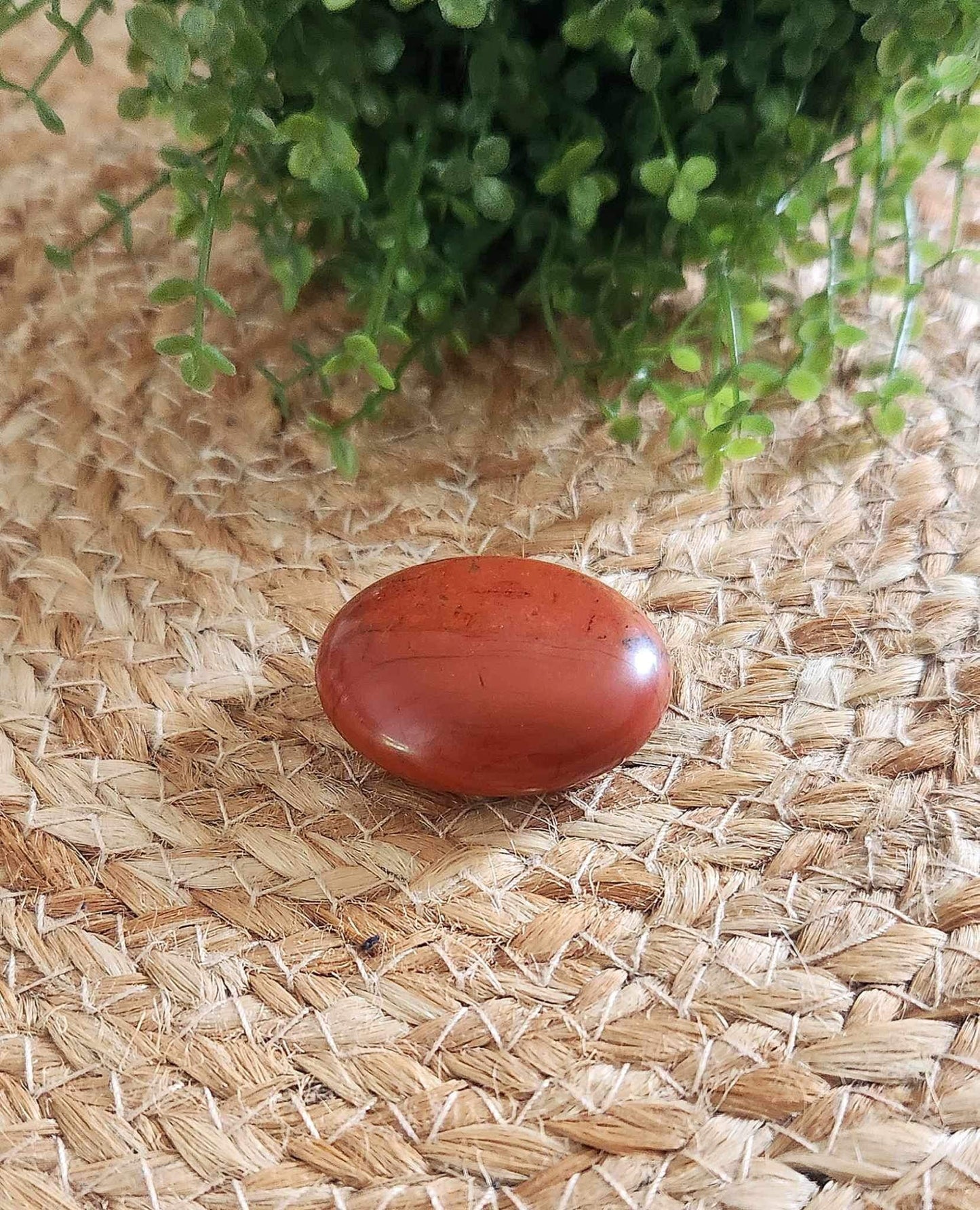 Pierre de paume en Jaspe rouge