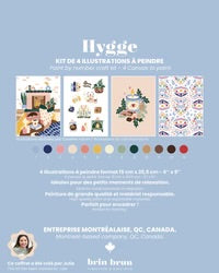 Coffret créatif - kit de peinture à numéro Ambiance Hygge