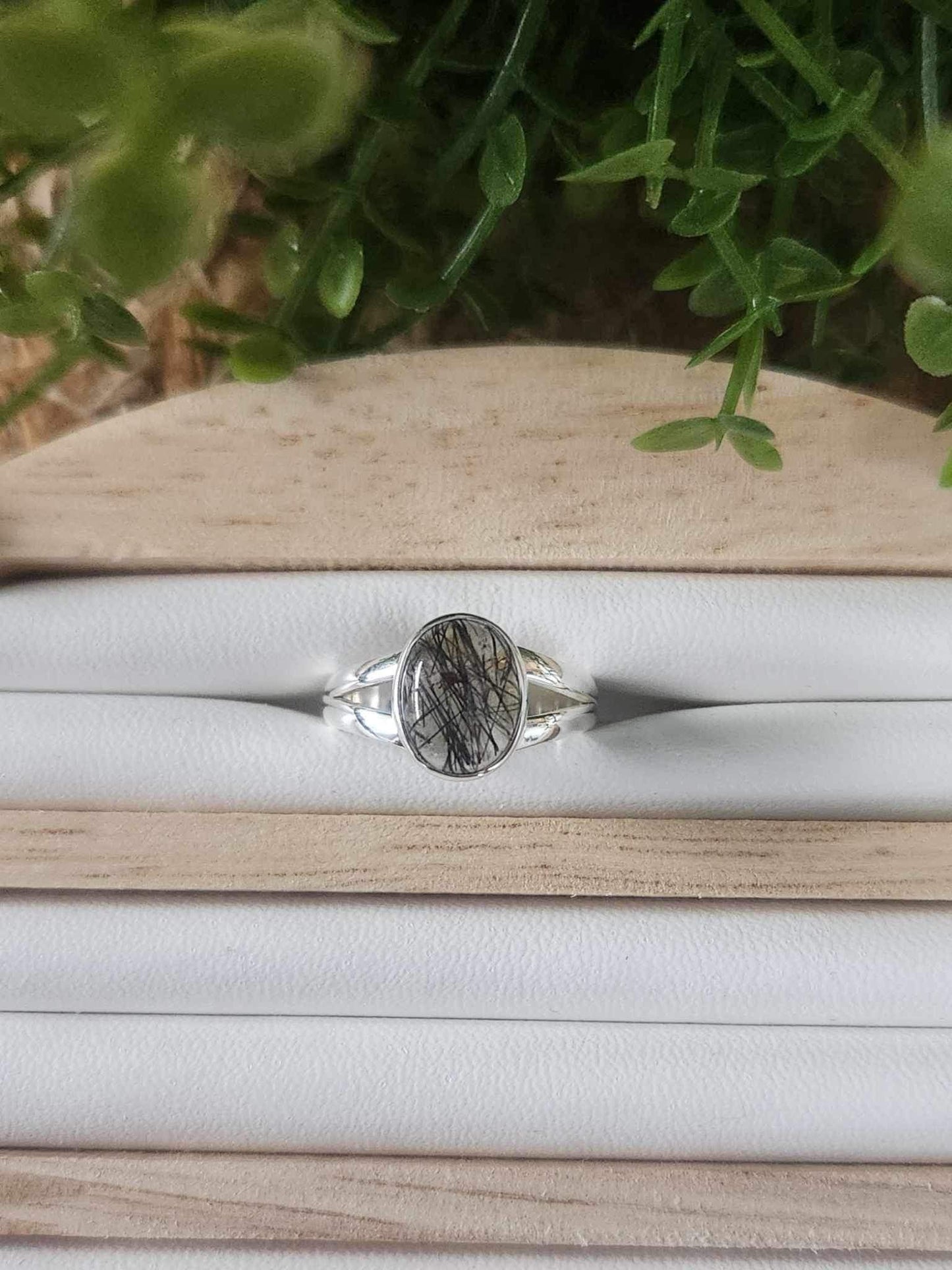 Bague Quartz Tourmaline