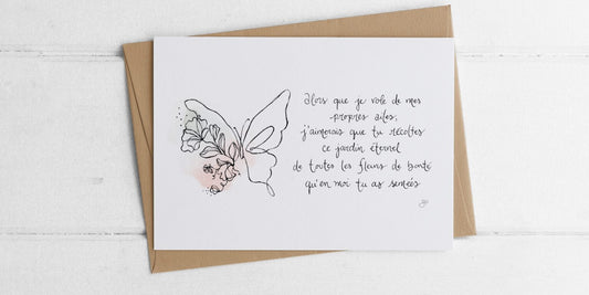 Carte de souhaits - Amour et Gratitude