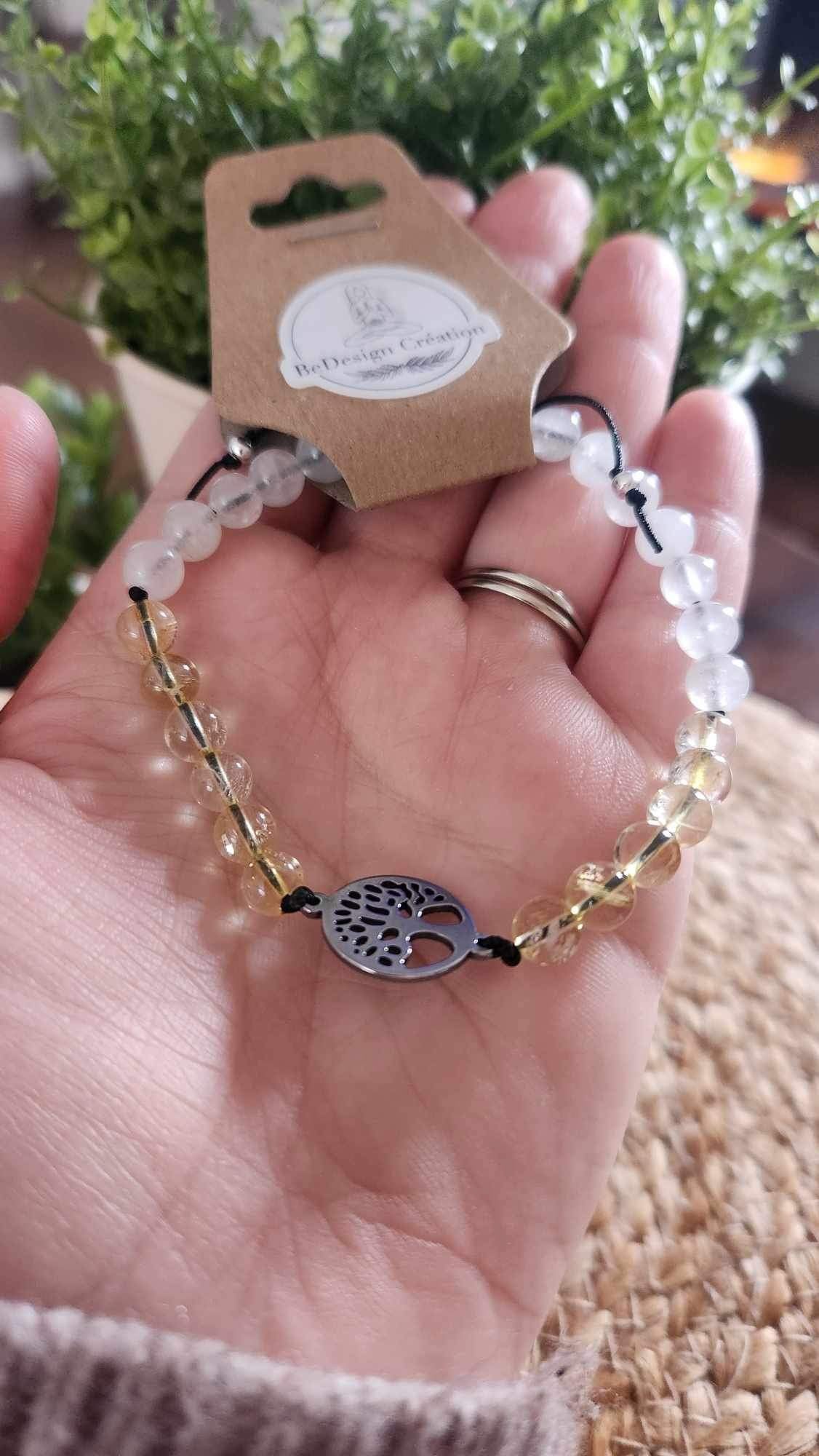 Bracelet avec pierres - création unique