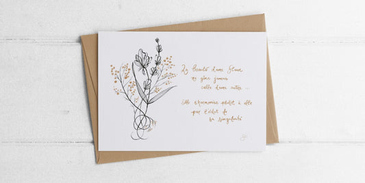 Carte de souhaits - Beauté & Égalité