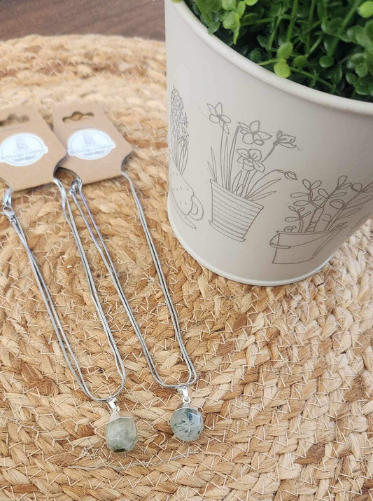 Collier Préhnite