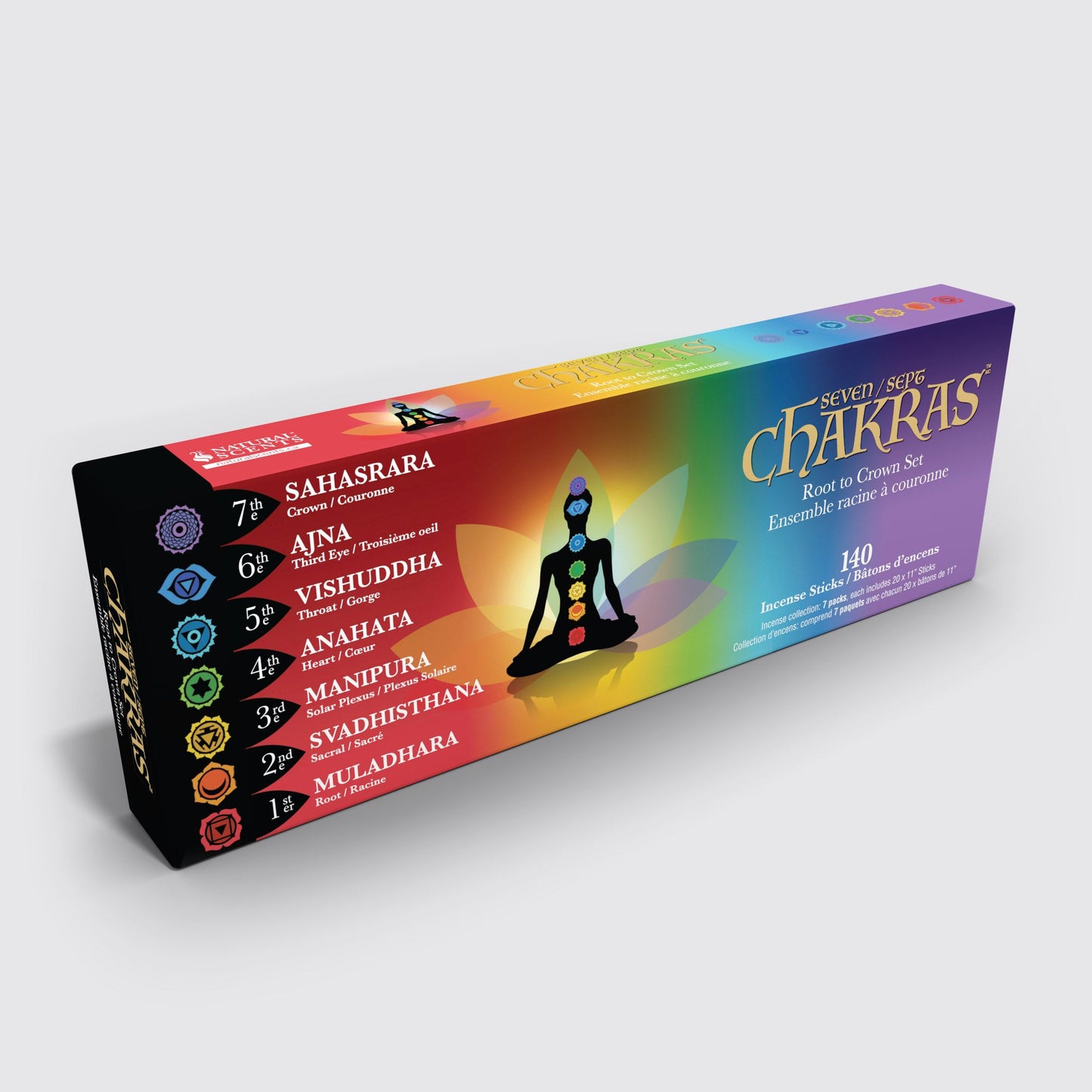 Ensemble Encens 7 Chakras