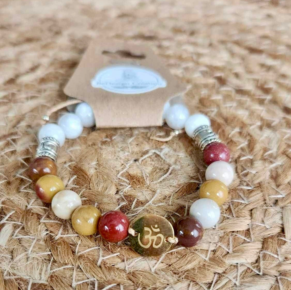 Bracelet avec pierres - création unique