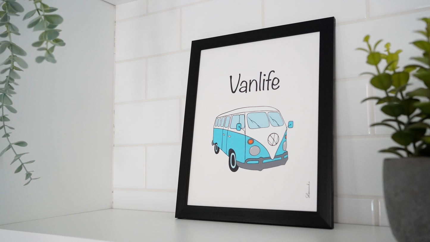 Oeuvre imprimée - Wesfalia - vanlife