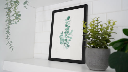 Oeuvre imprimée - Aquarelle Eucalyptus