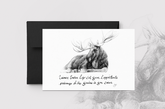 Carte de souhaits - L'Orignal et Laisser tomber l'égo