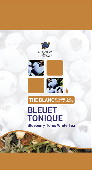Thé blanc Bleuet tonique 25g
