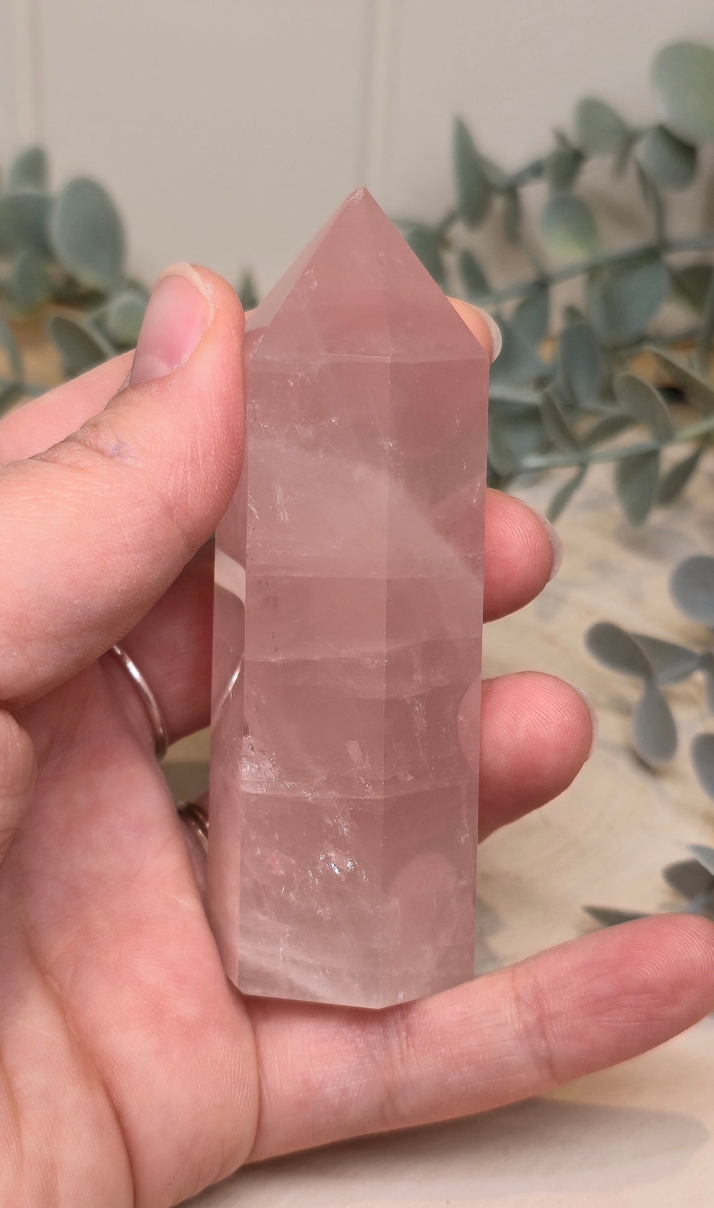 Pointe en Quartz rose