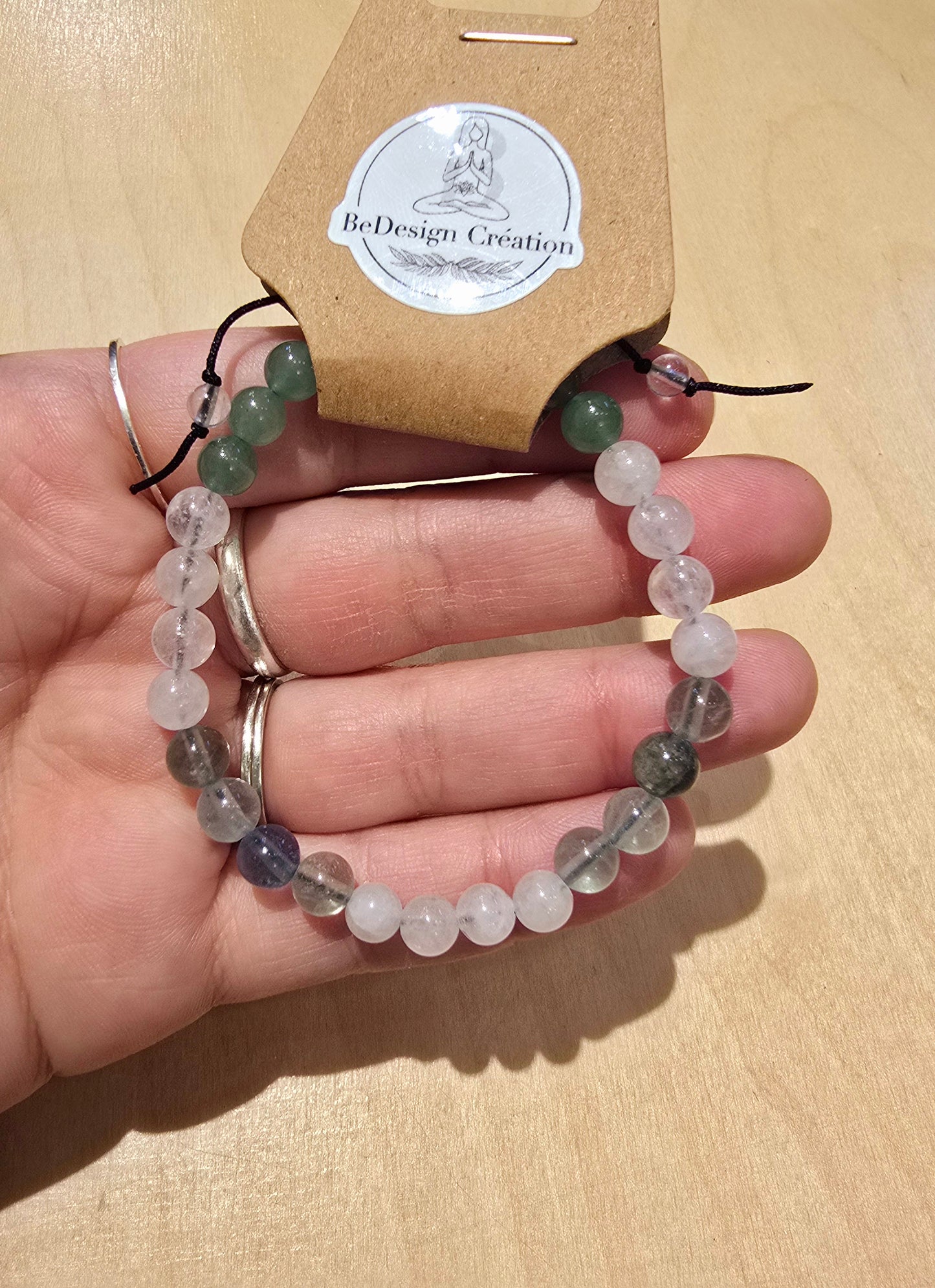 Bracelet avec pierres - création unique