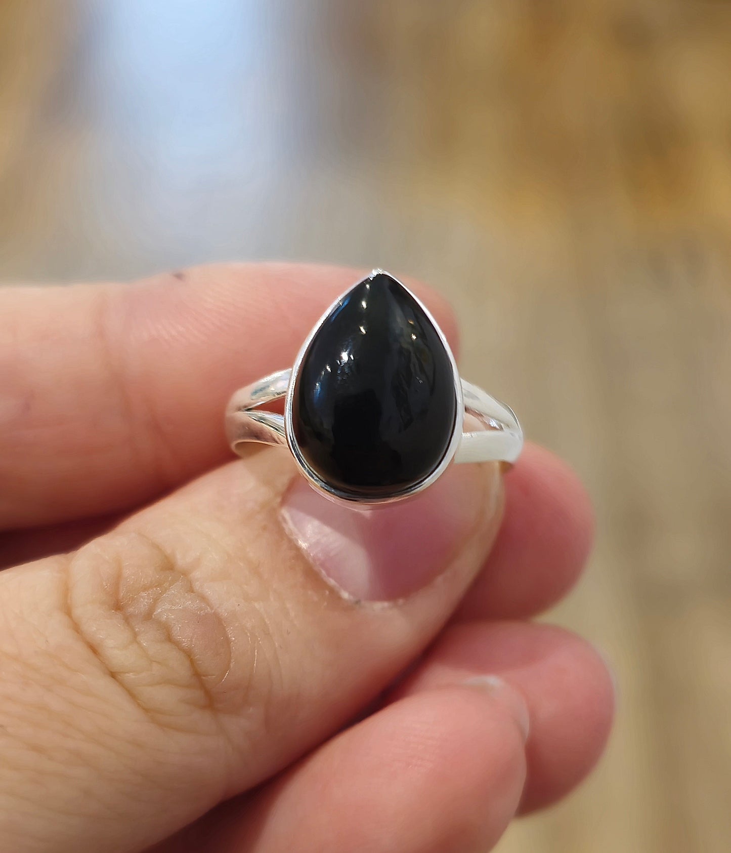 Bague Obsidienne