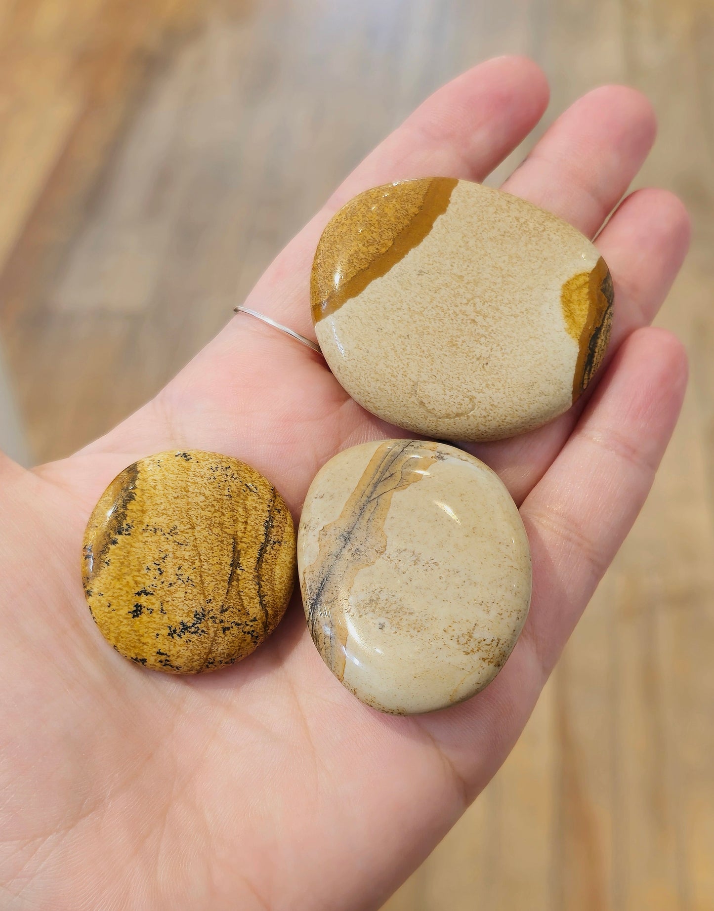 Pierre de paume mince Jaspe Image