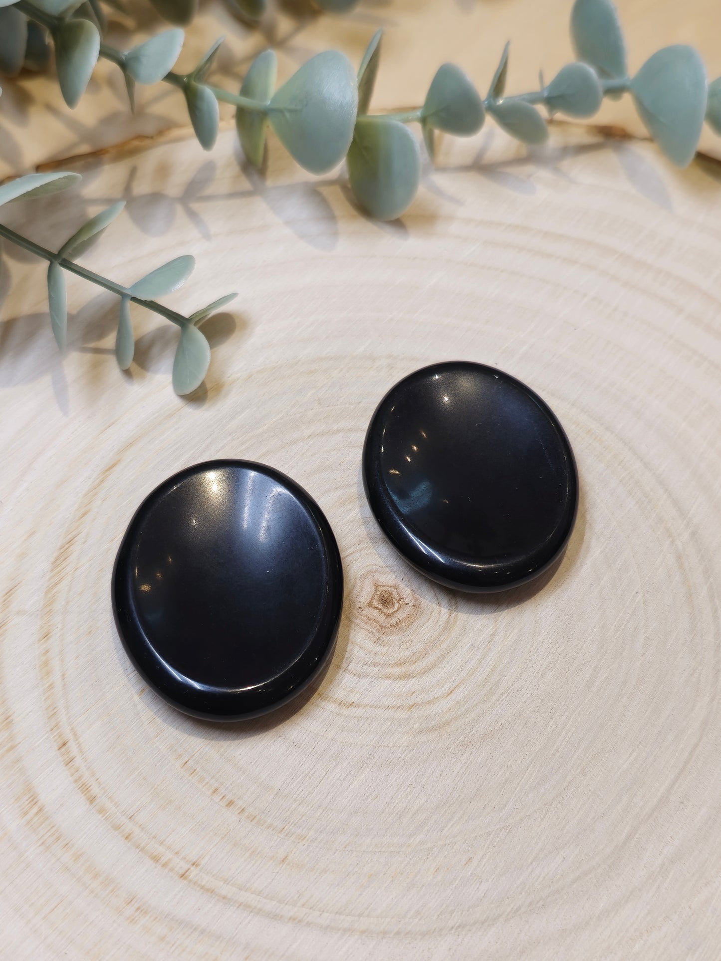 Obsidienne Worry stone
