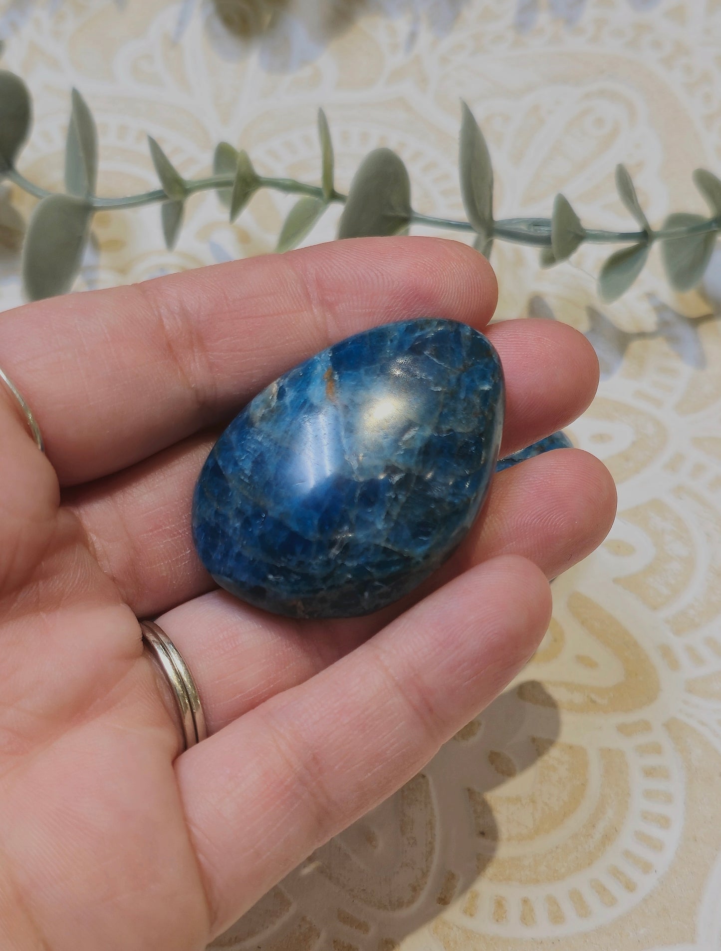 Pierre de paume en Apatite