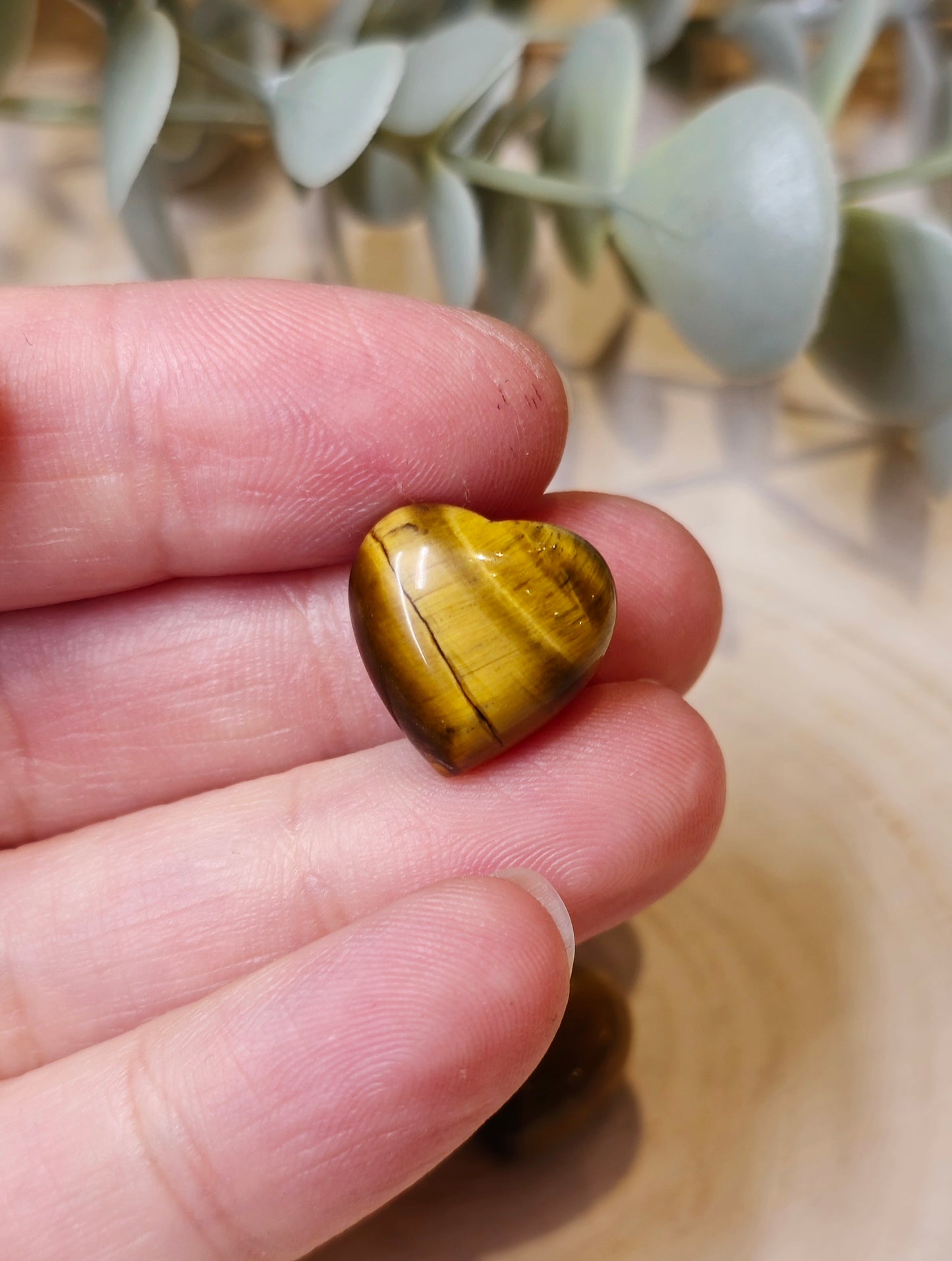 Mini Coeur en Oeil de tigre