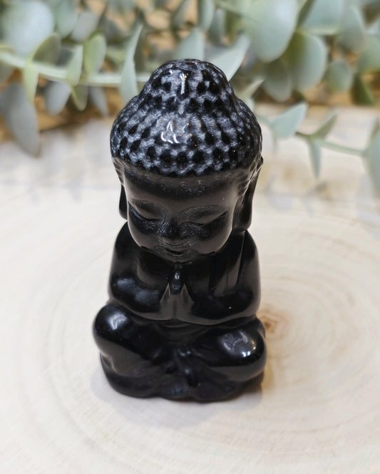 Bouddha en Obsidienne