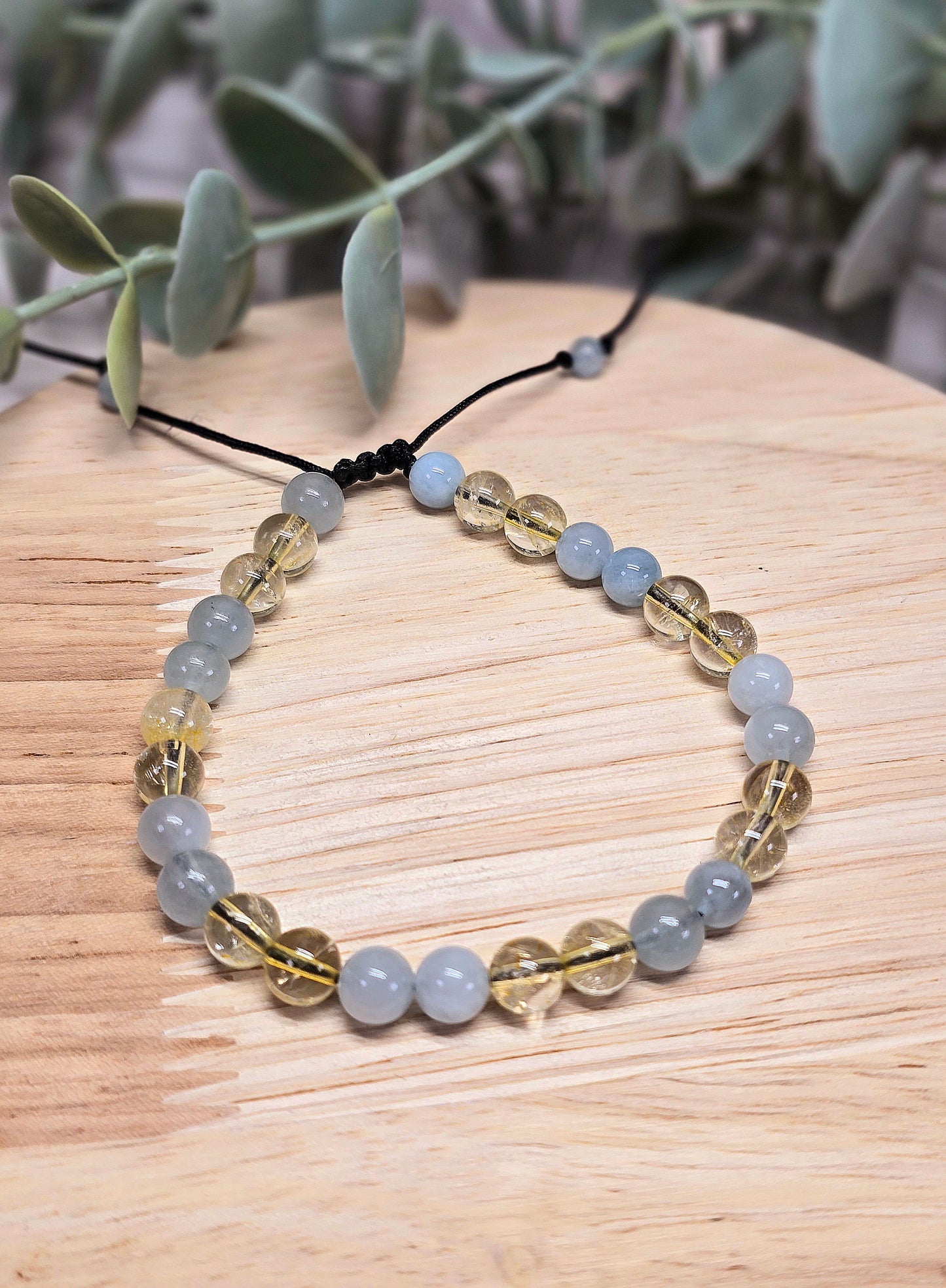 Bracelet avec pierres - création unique