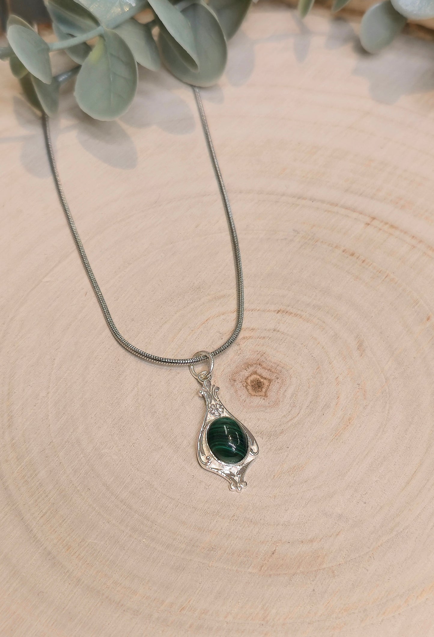 Collier Malachite