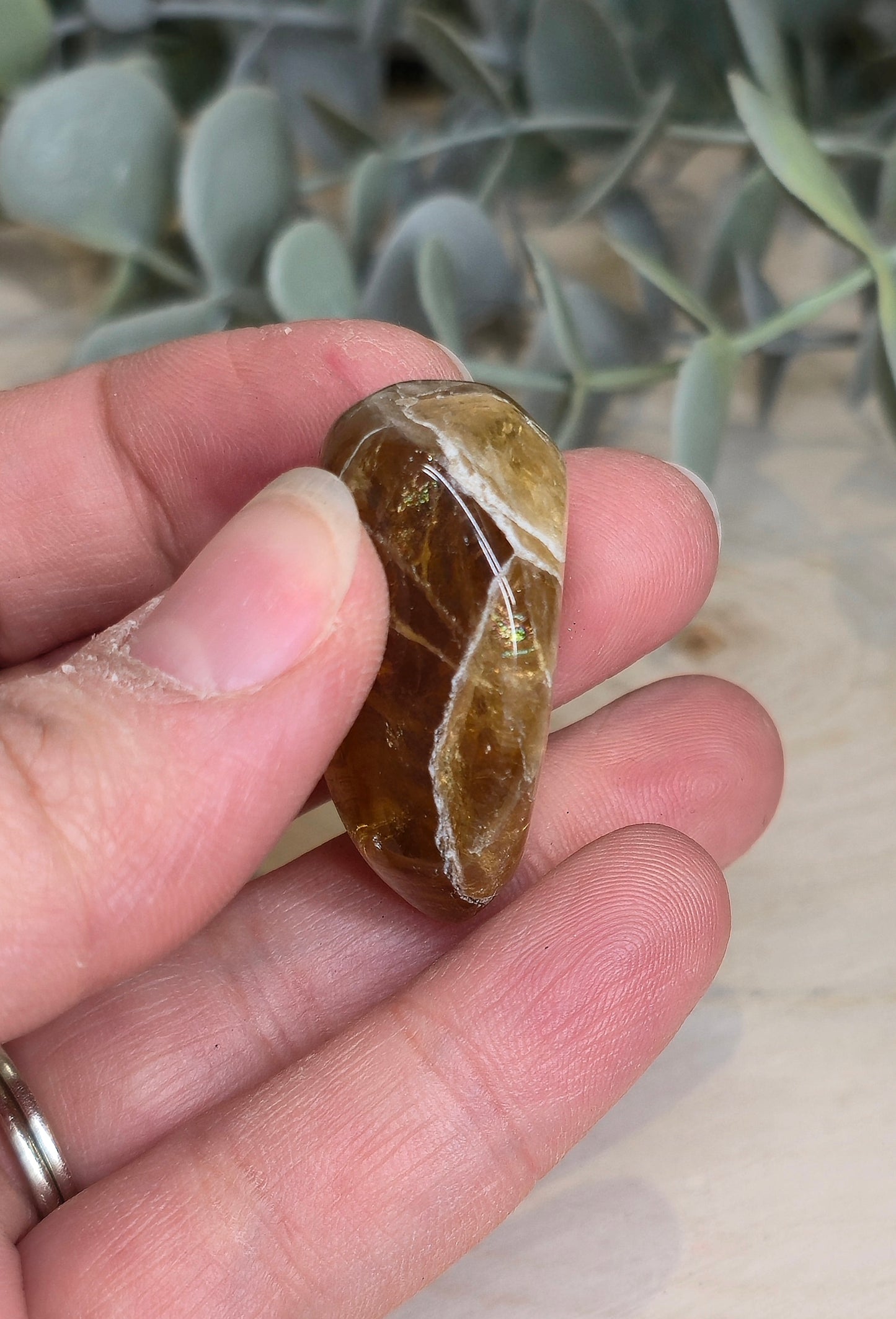 Citrine naturelle du Brésil grade extra barattée