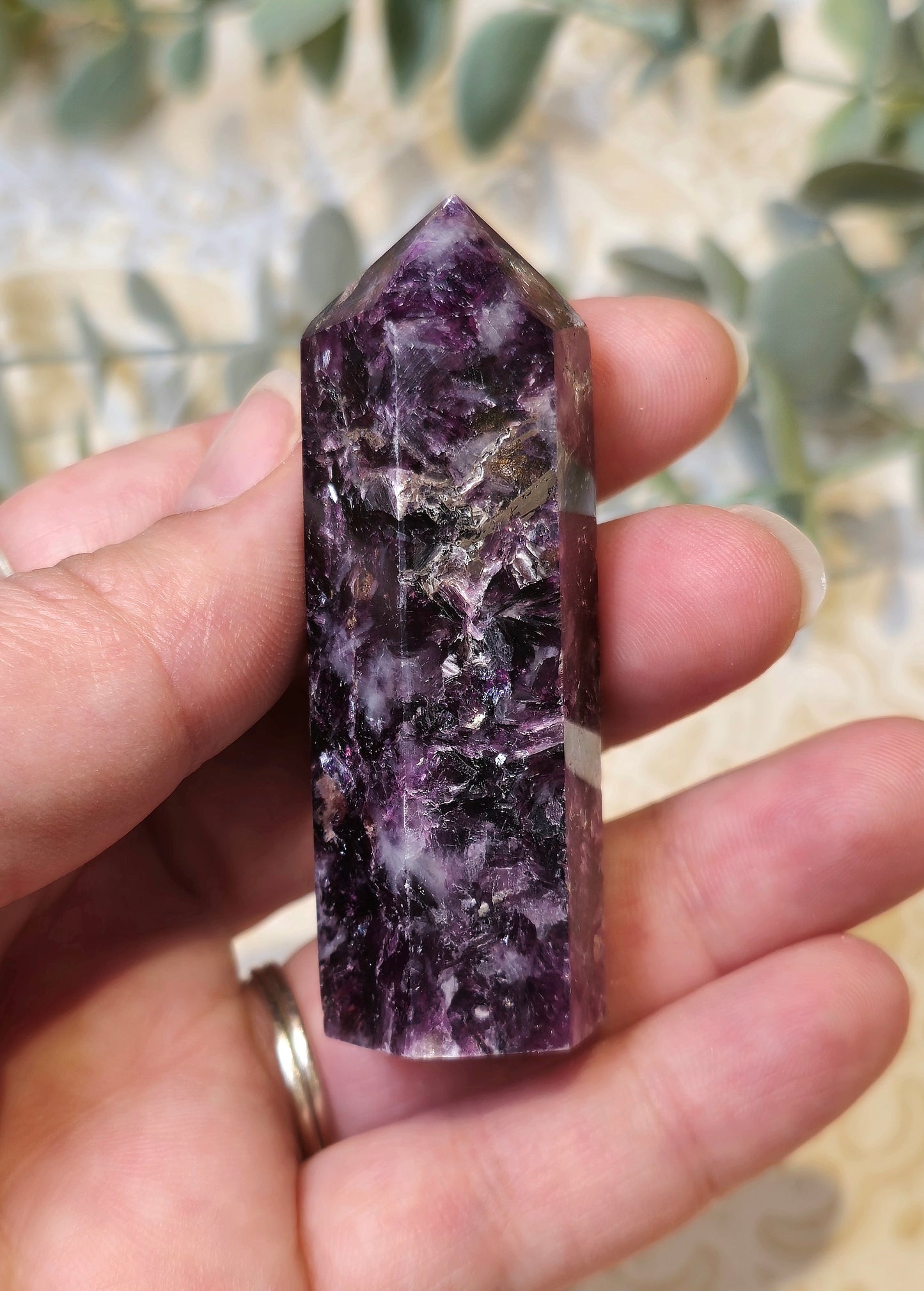 Pointe Mica mauve