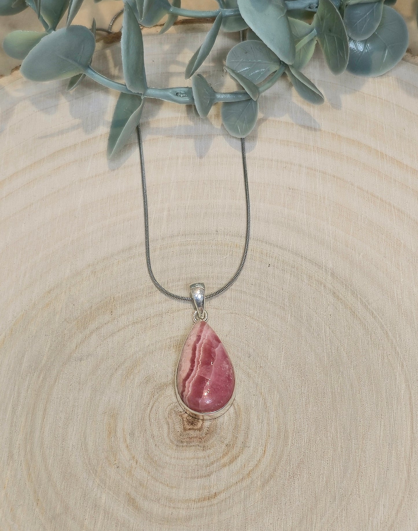 Collier Rhodochrosite