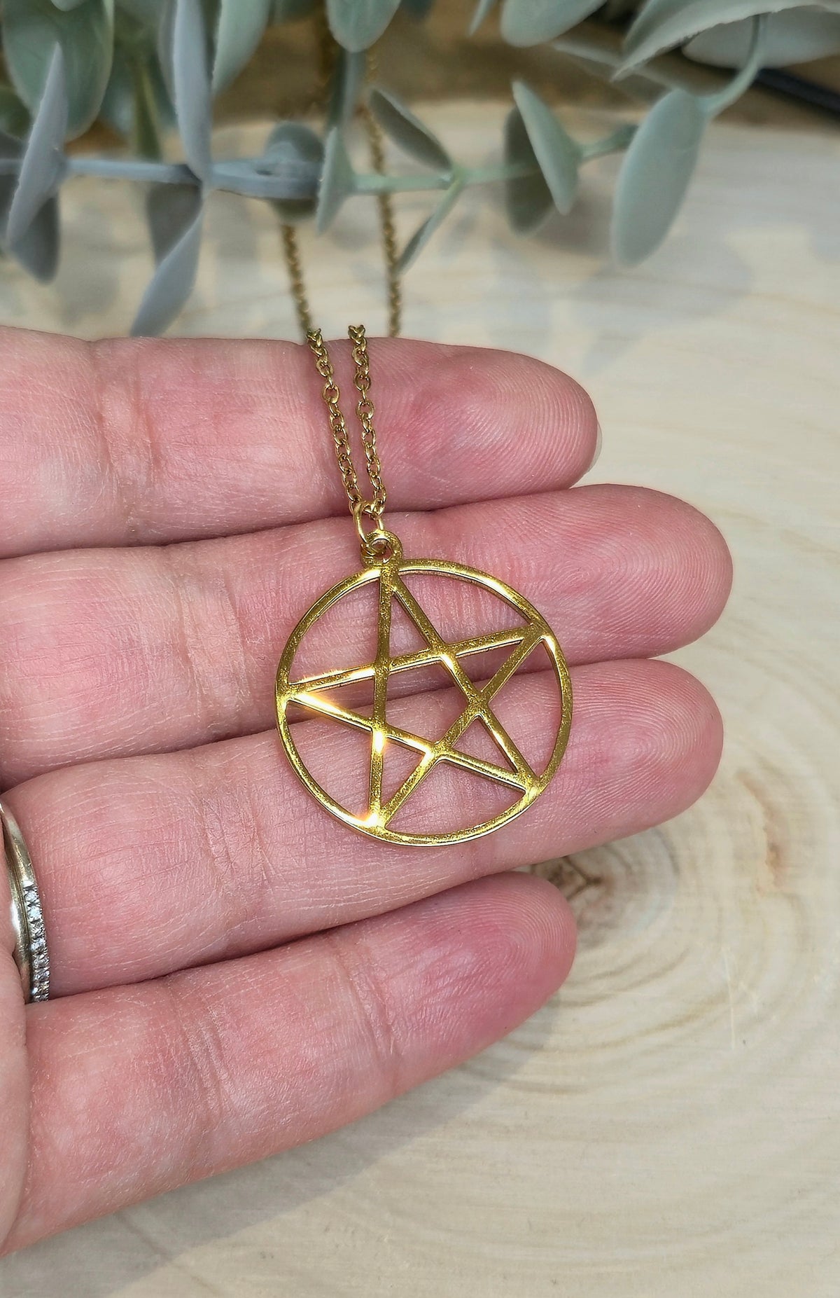 Collier Pentacle gold