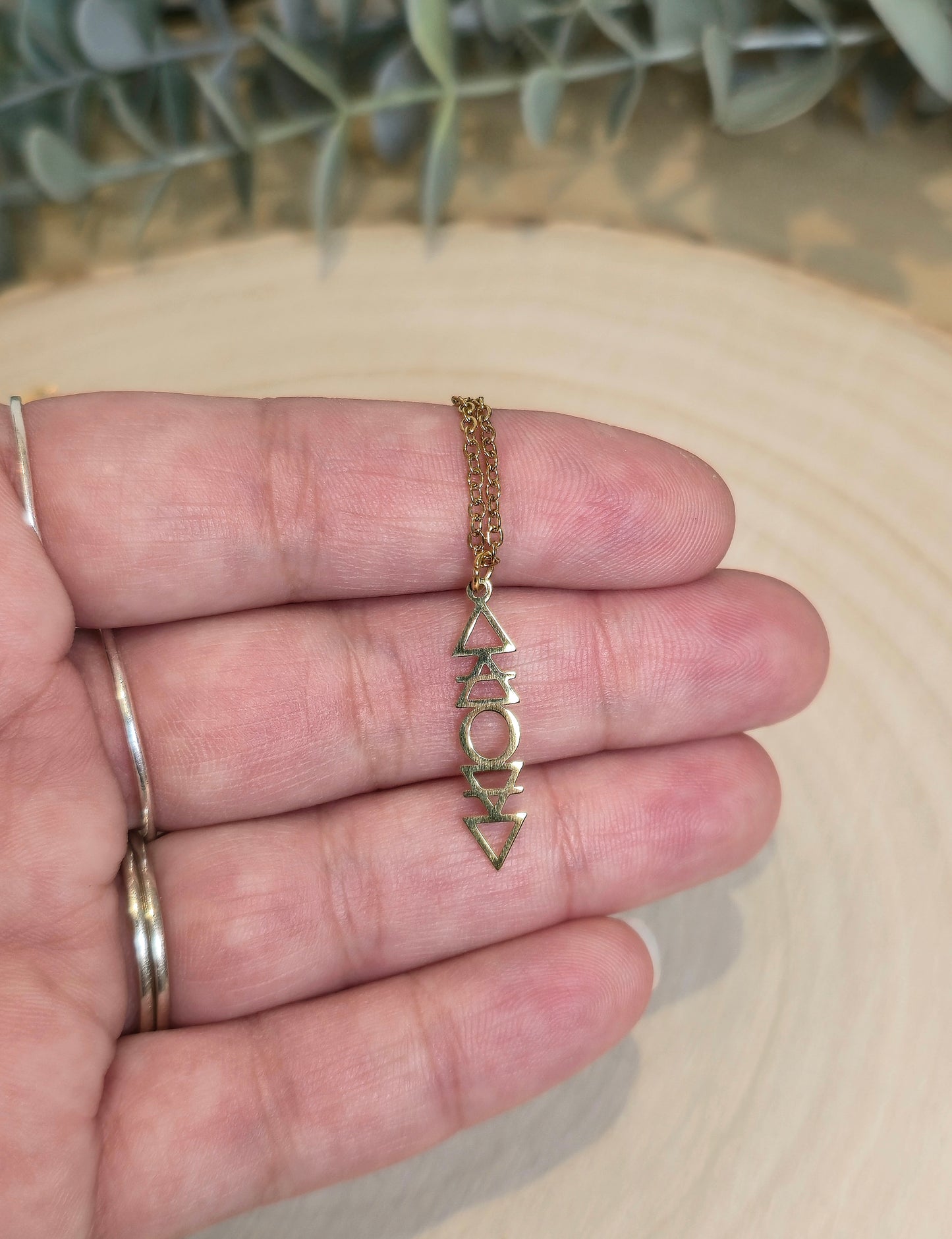 Collier 4 éléments gold
