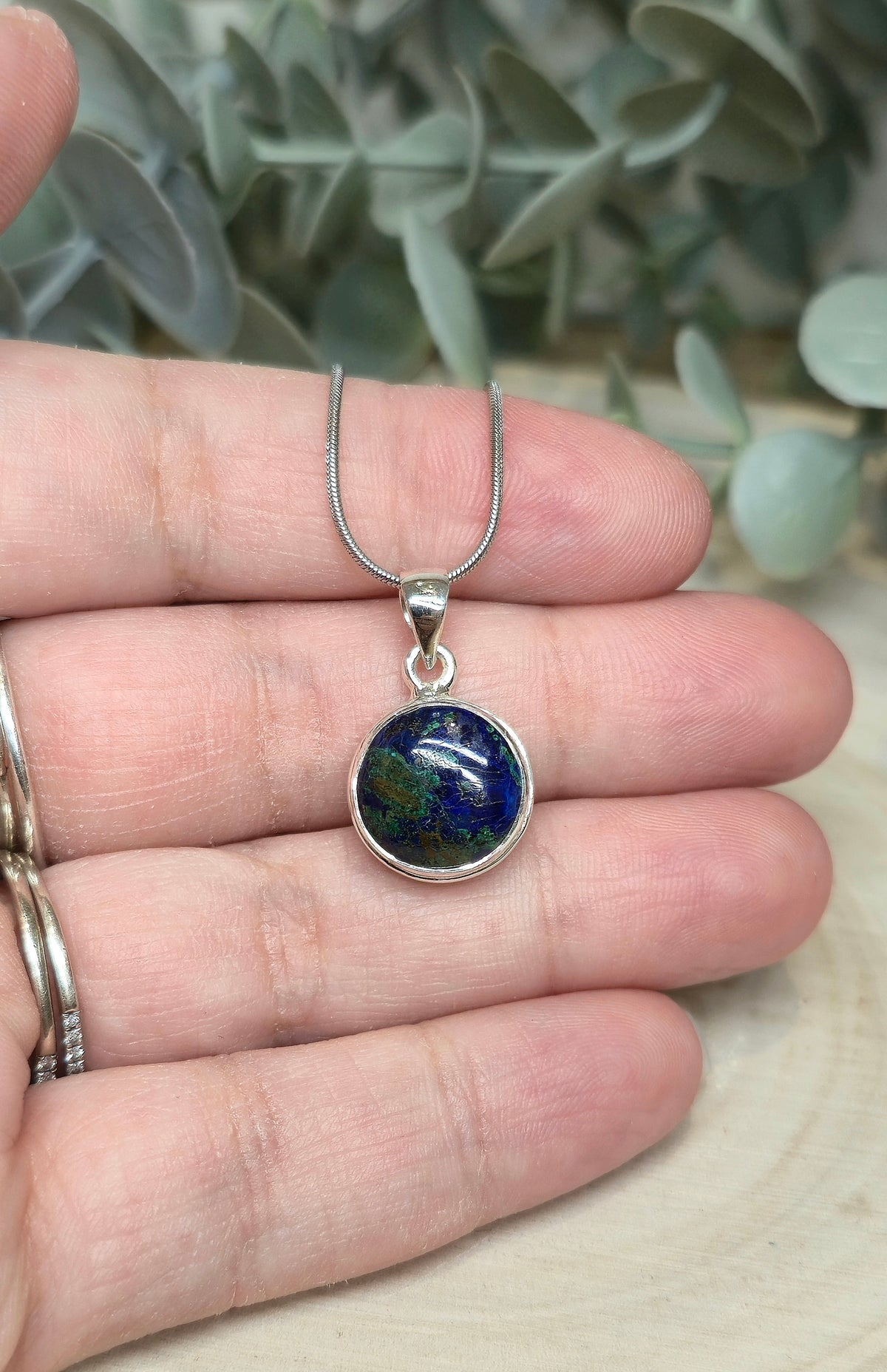Collier Azurite-Malachite