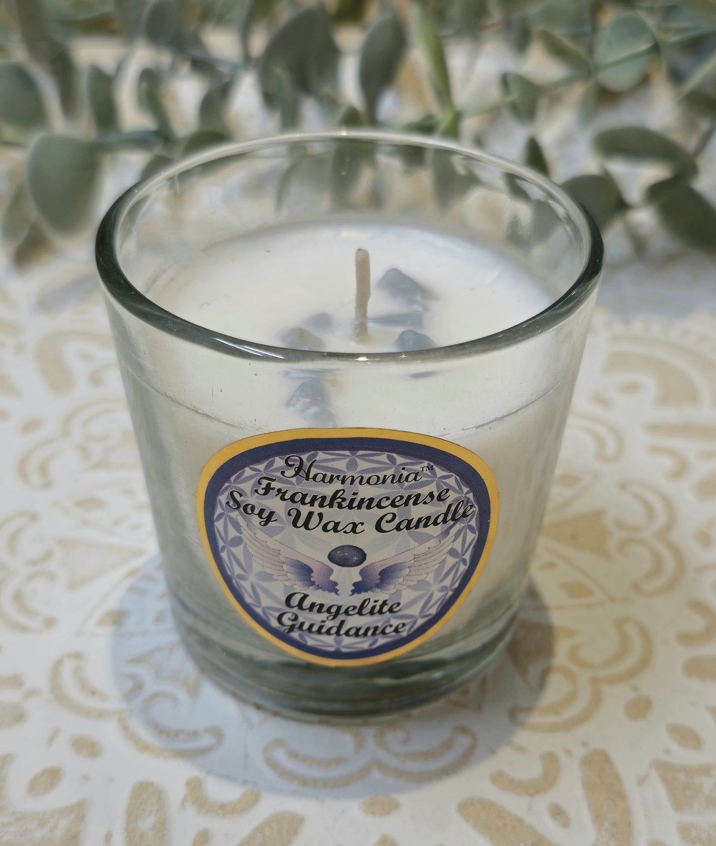 Bougie Votive Guidance Angélite