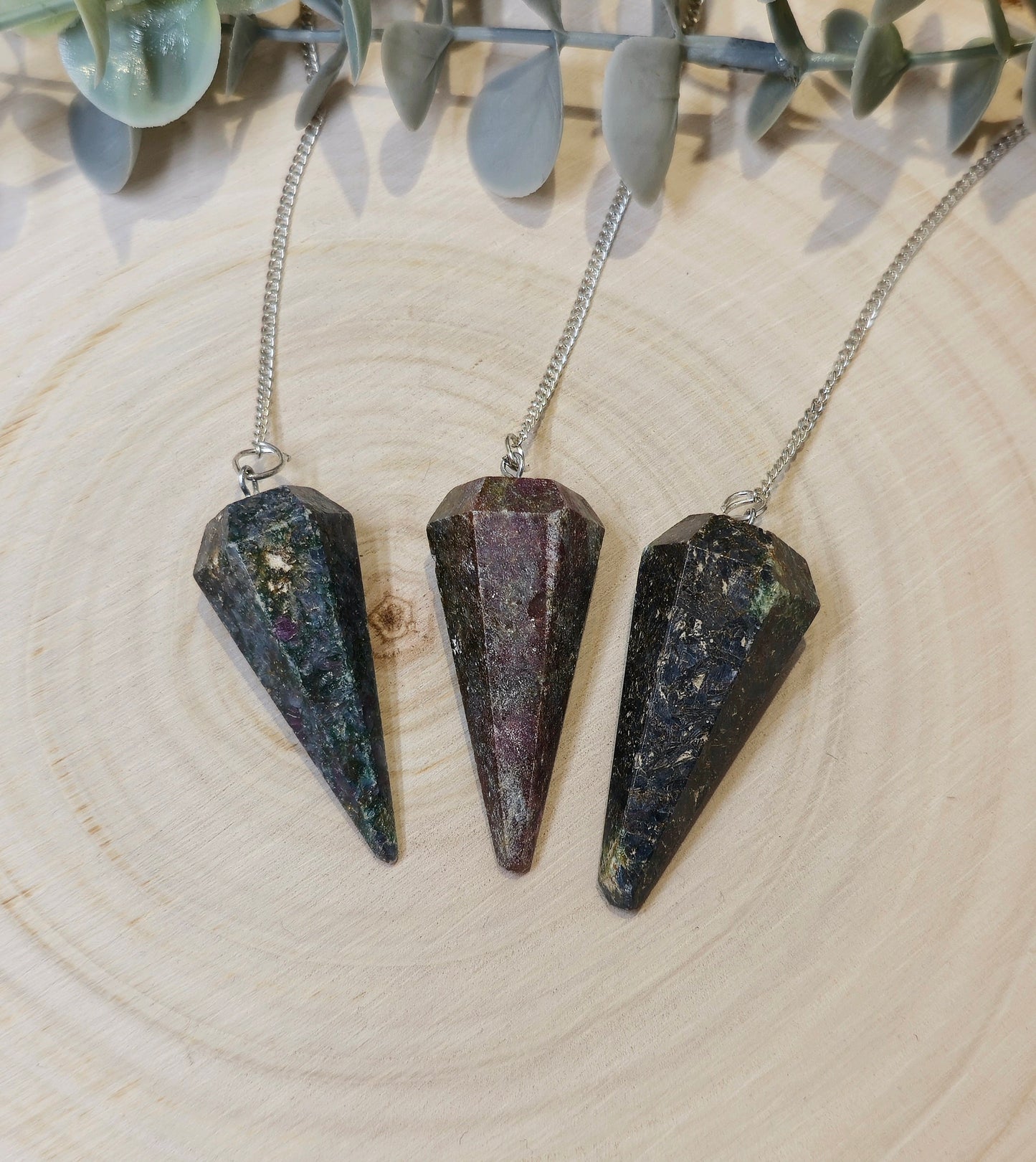 Pendule en Rubis Kyanite