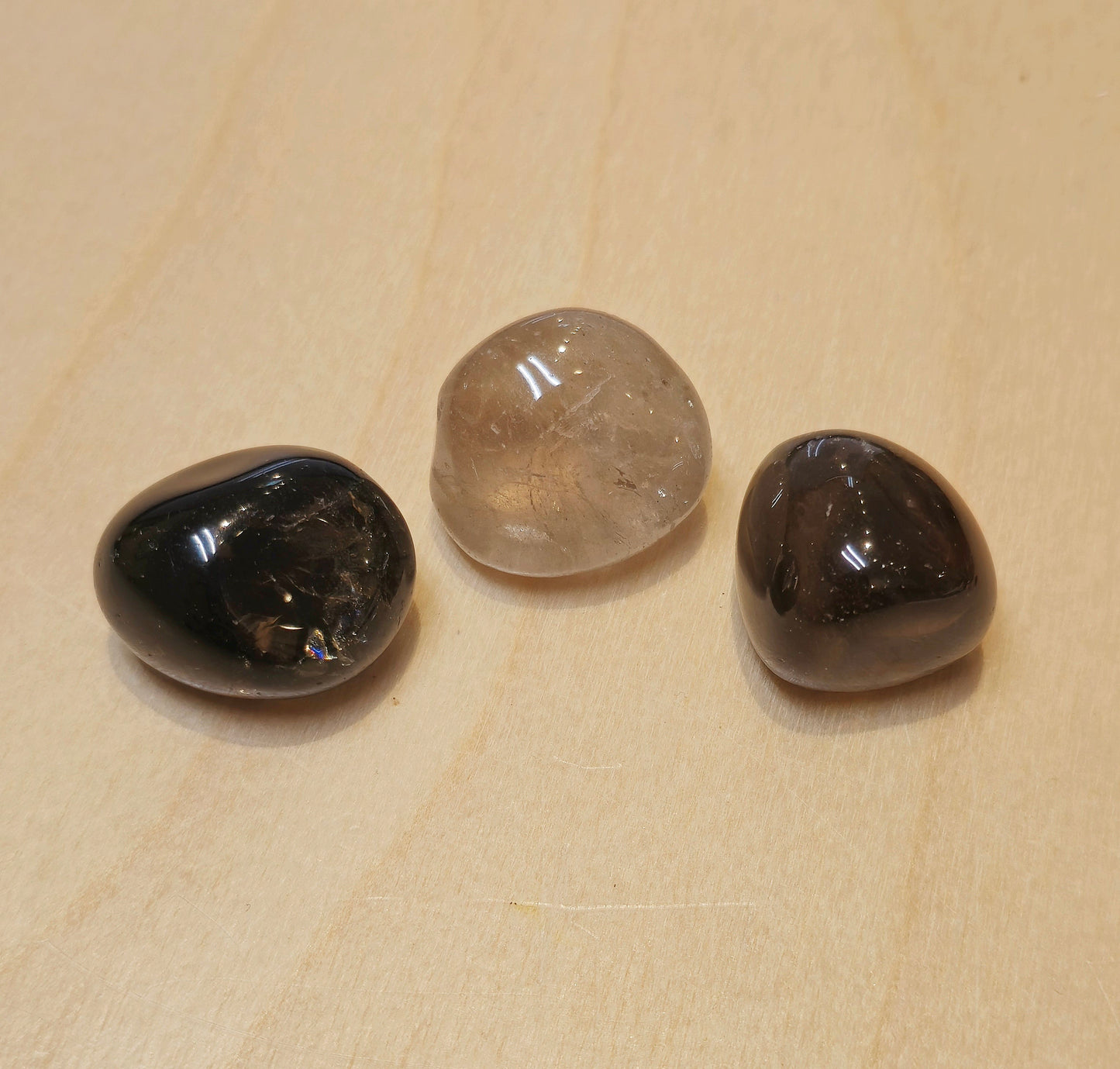 Quartz fumé barattée