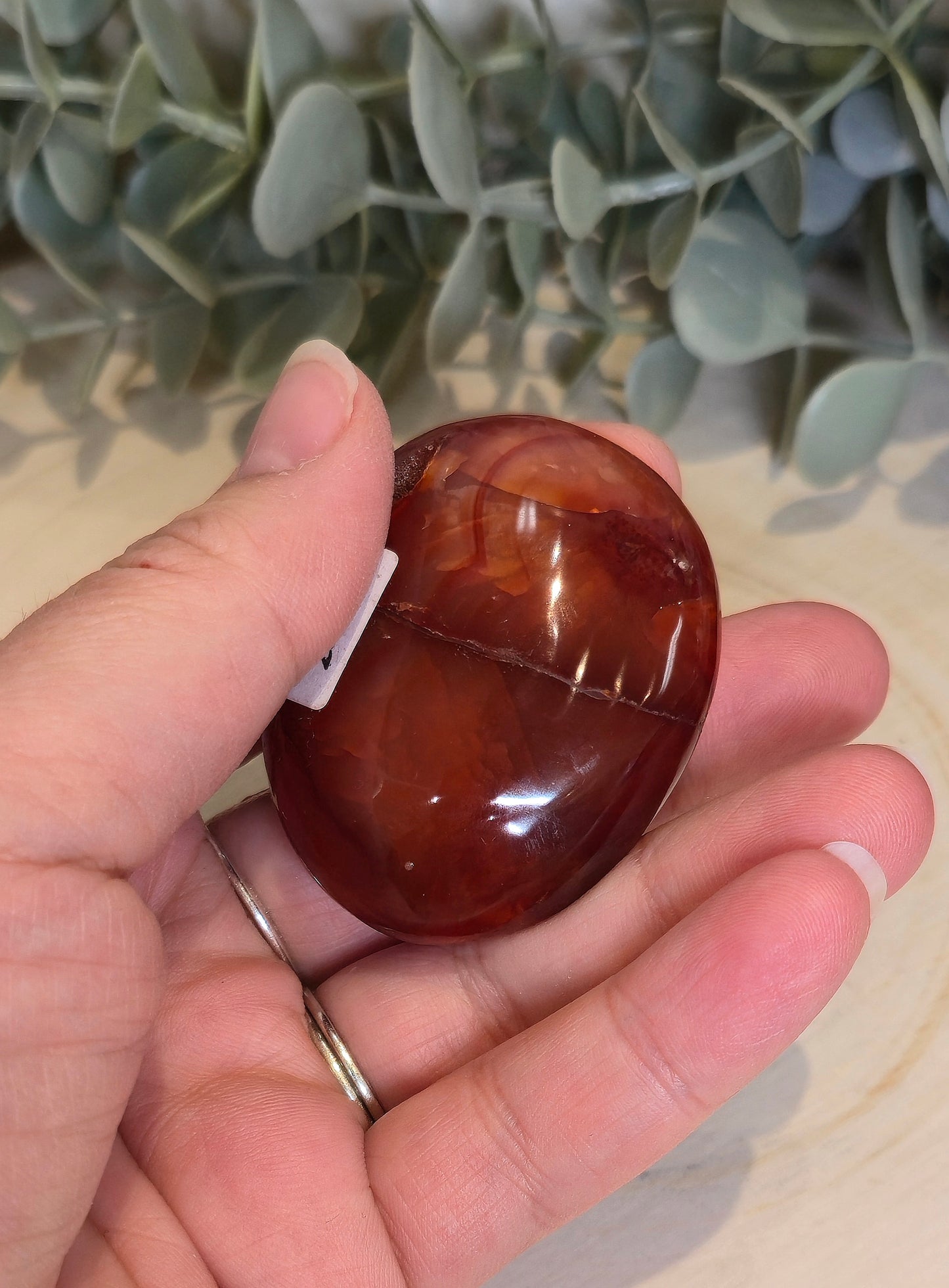 Pierre de paume en Cornaline