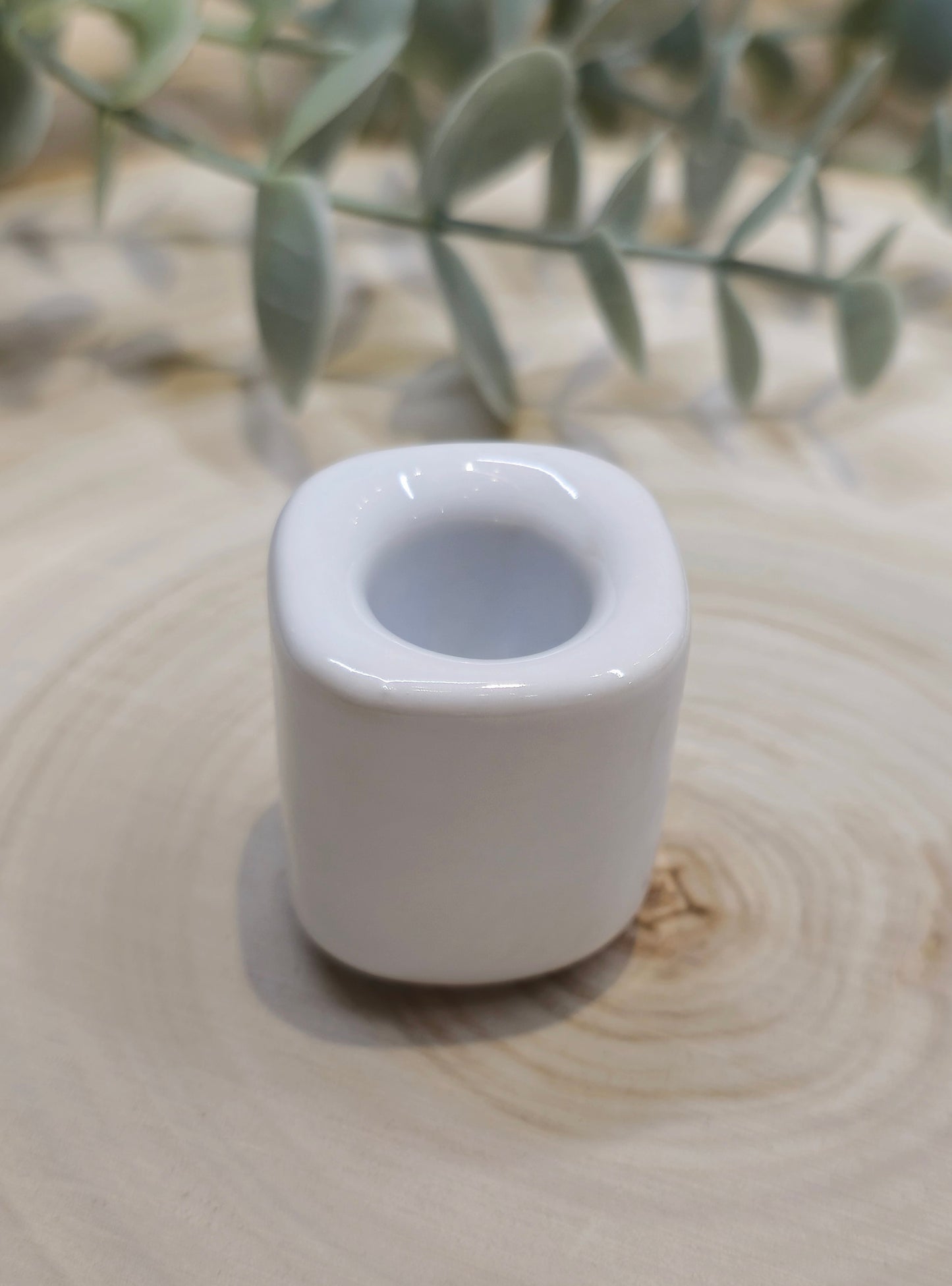 Porte-bougie d’intension blanc
